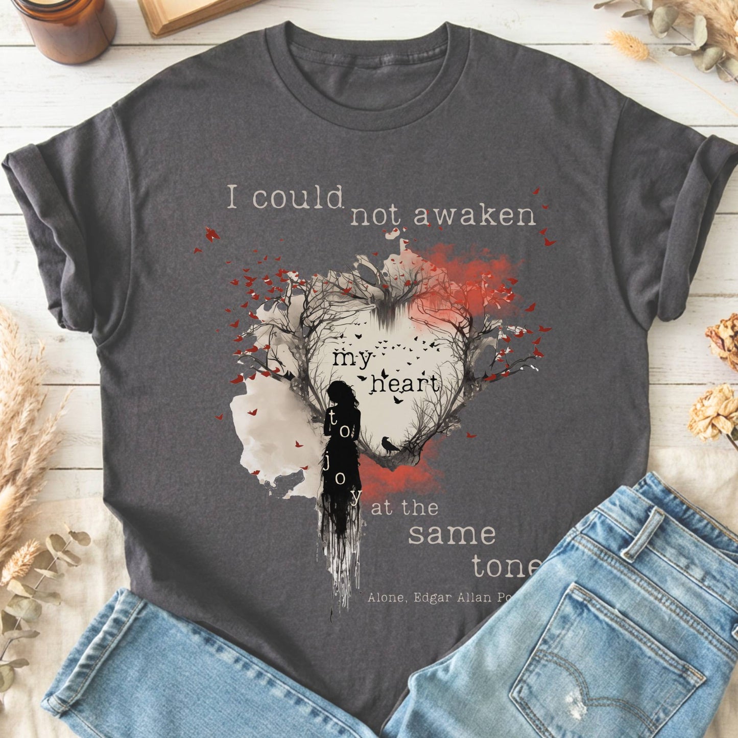T-Shirts Charcoal / S Design 62 T-Shirt The Mystic Eden