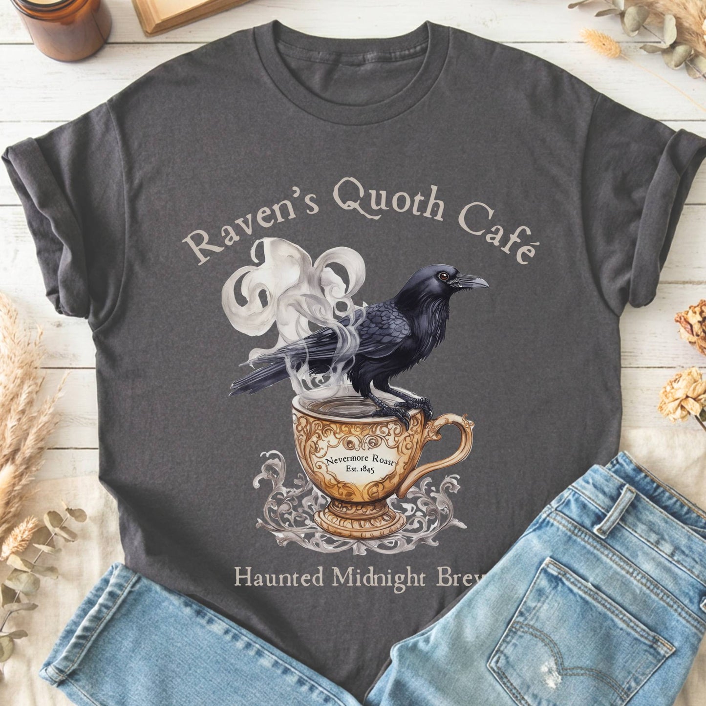 T-Shirts Charcoal / S Design 95 T-Shirt The Mystic Eden
