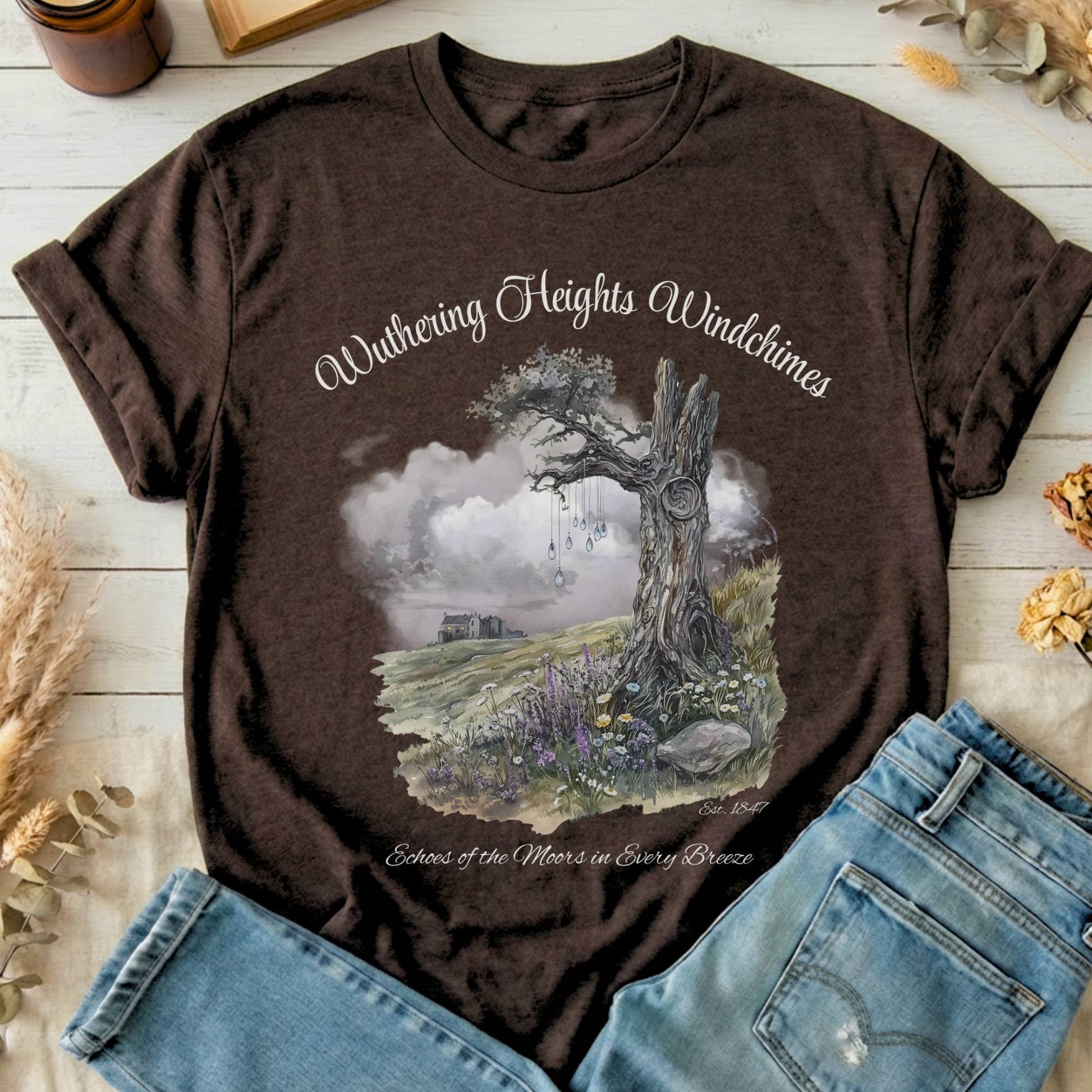 T-Shirts Dark Chocolate / L Design 115 T-Shirt The Mystic Eden