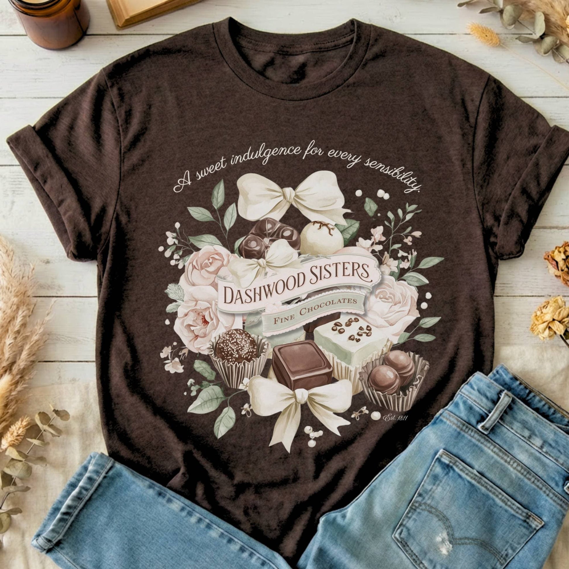 T-Shirts Dark Chocolate / S Design 120 T-Shirt The Mystic Eden