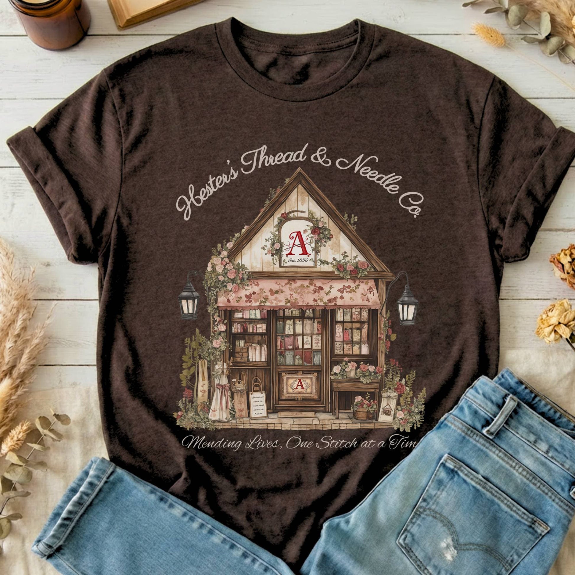 T-Shirts Dark Chocolate / S Design 121 T-Shirt The Mystic Eden