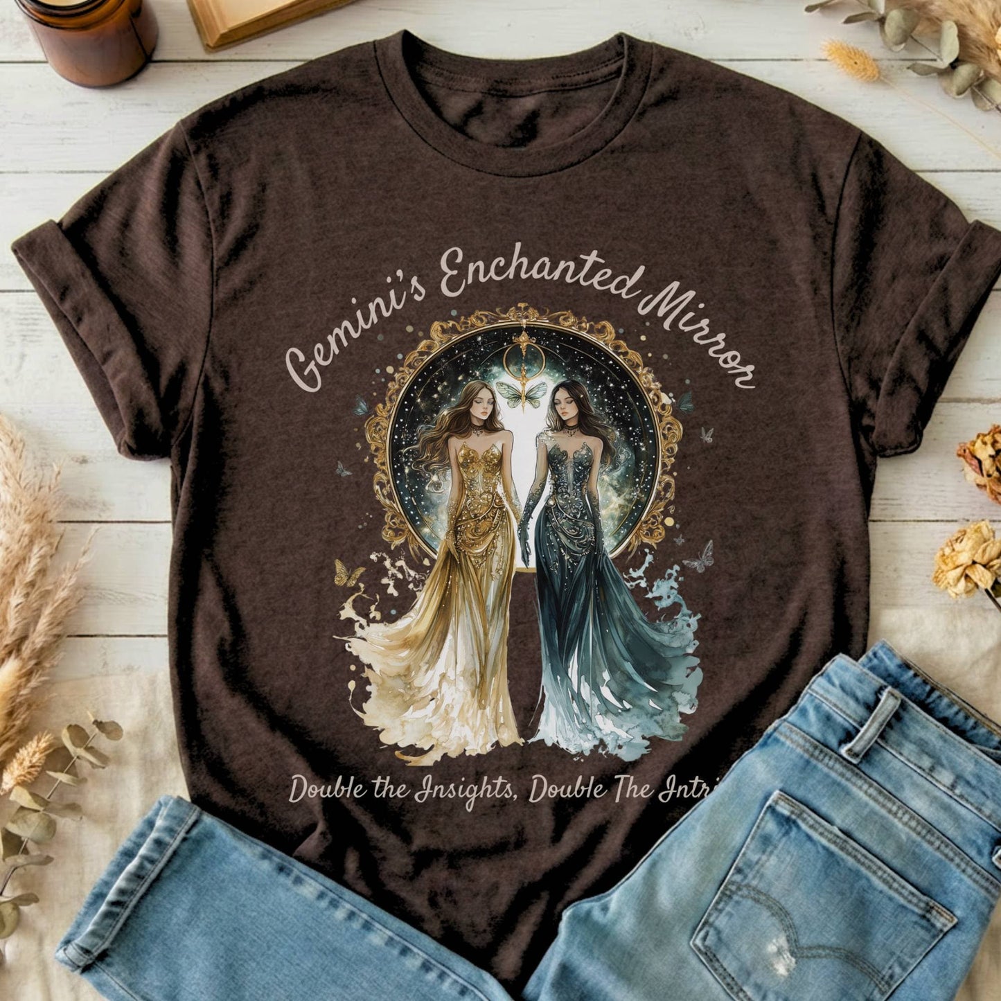 T-Shirts Dark Chocolate / S Design 153 T-Shirt The Mystic Eden