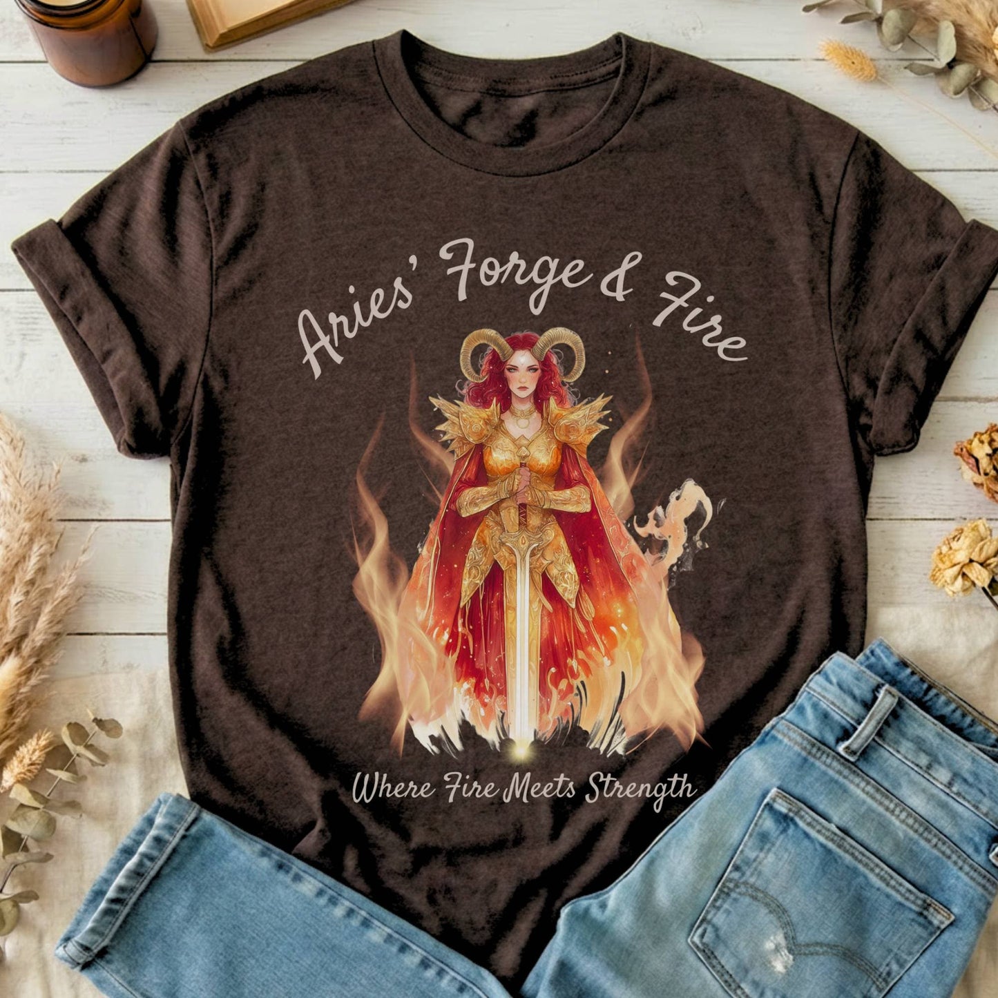 T-Shirts Dark Chocolate / S Design 155 T-Shirt The Mystic Eden