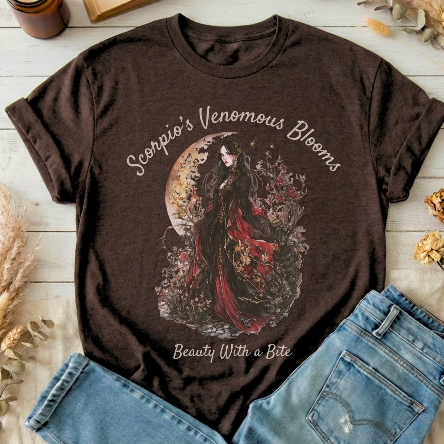 T-Shirts Dark Chocolate / S Design 157 T-Shirt The Mystic Eden