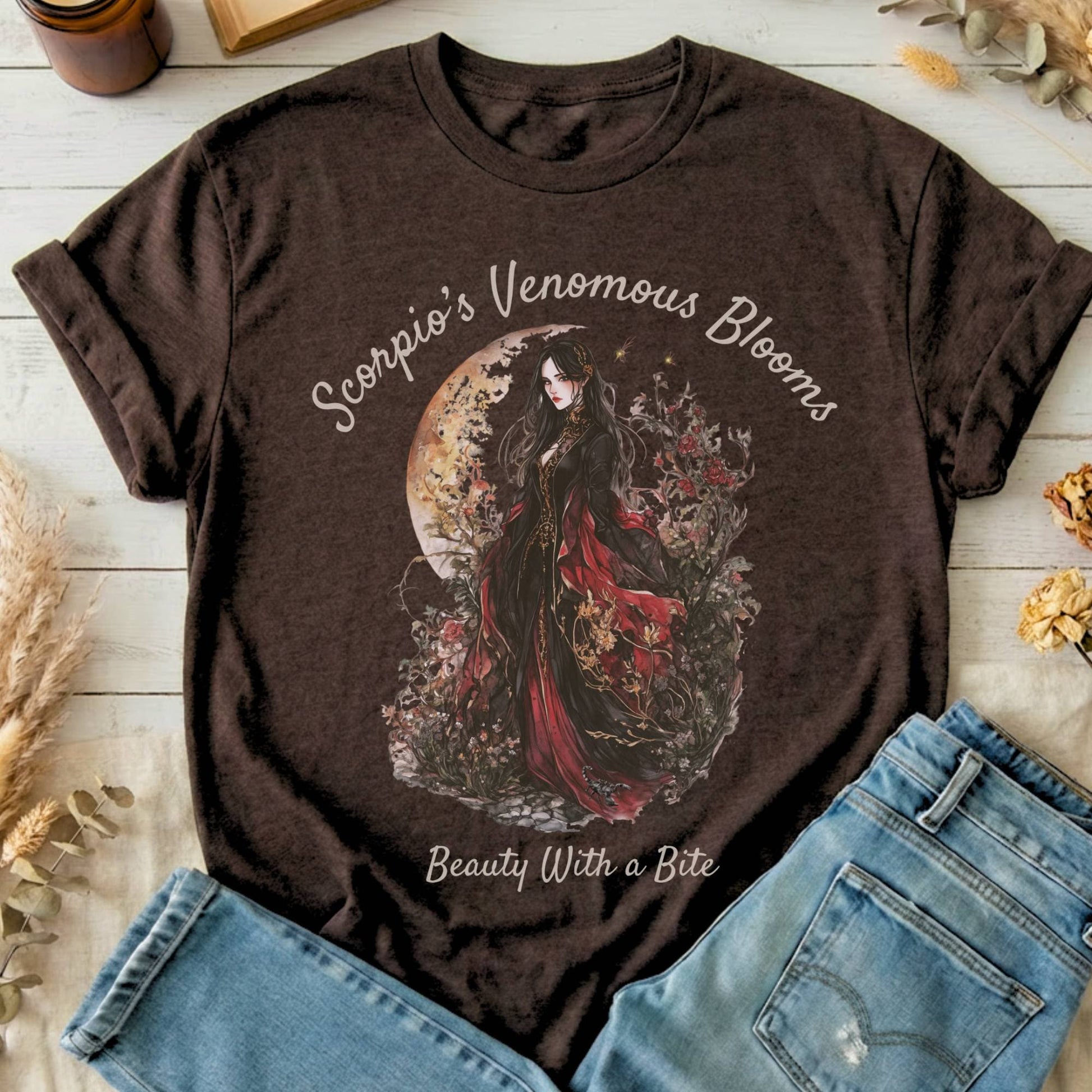 T-Shirts Dark Chocolate / S Design 157 T-Shirt The Mystic Eden
