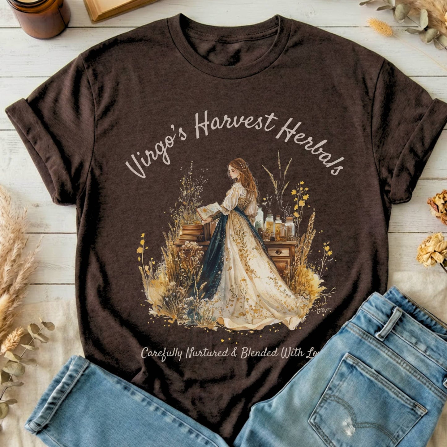 T-Shirts Dark Chocolate / S Design 159 T-Shirt The Mystic Eden