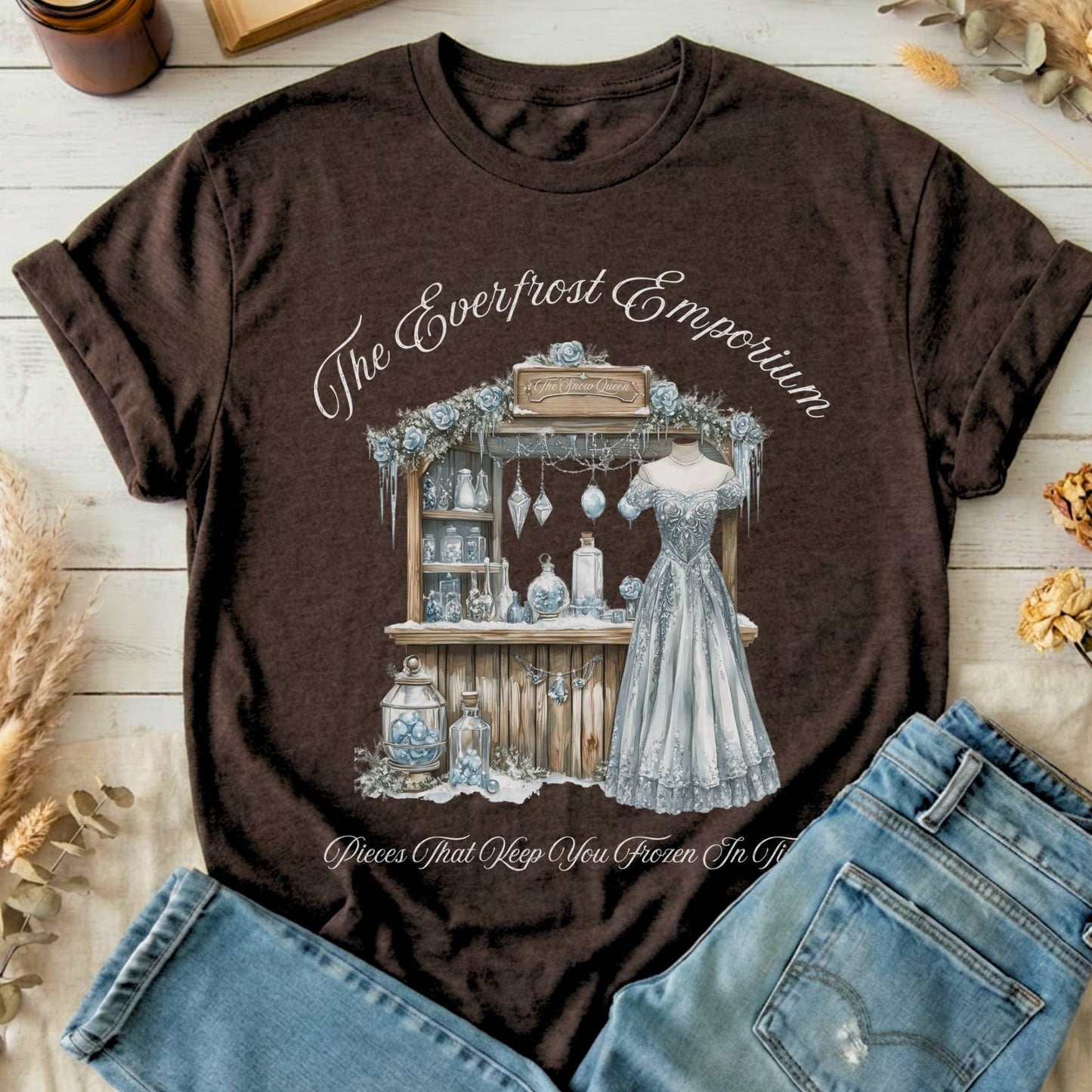 T-Shirts Dark Chocolate / S Design 176 T-Shirt The Mystic Eden