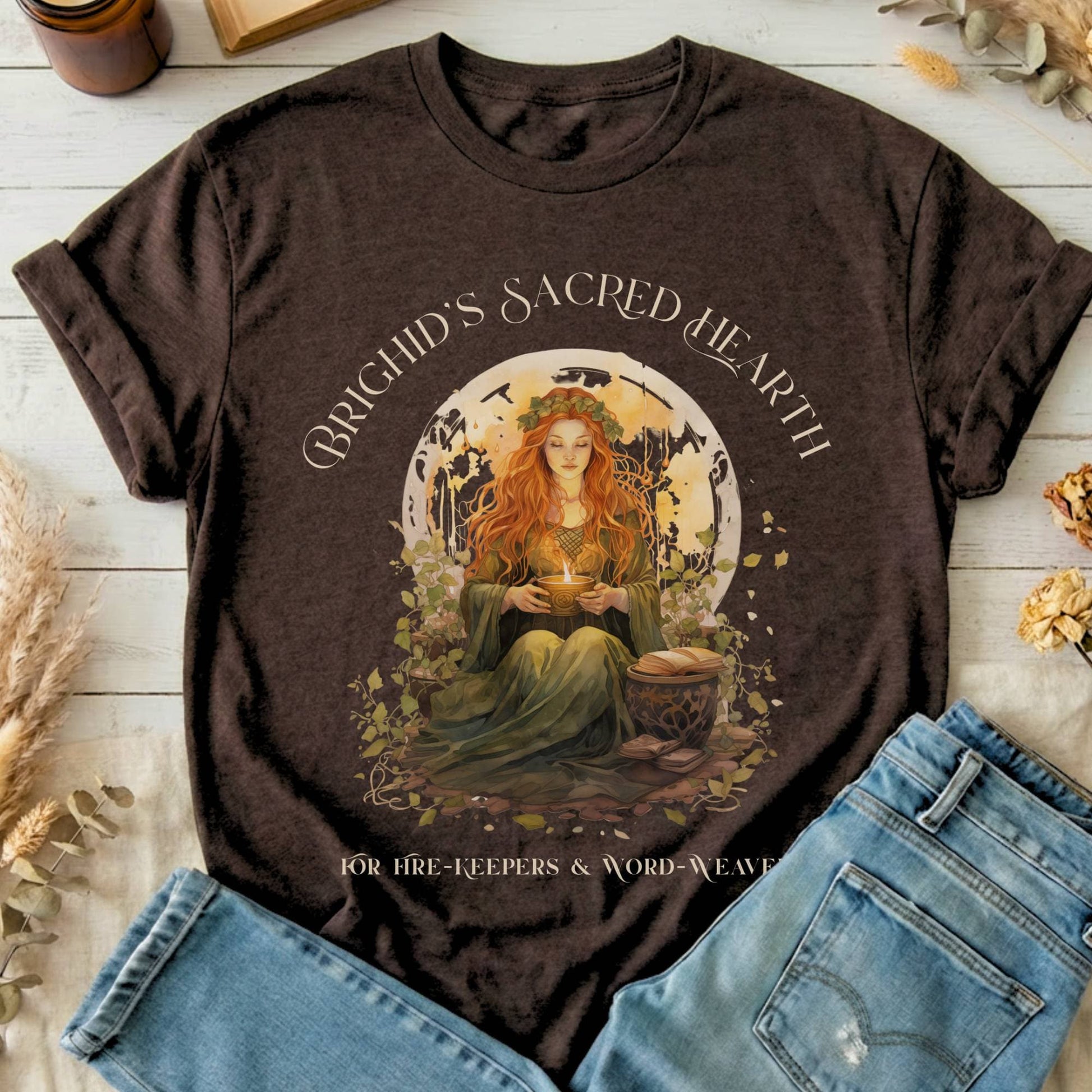 T-Shirts Dark Chocolate / S Design 216 T-Shirt The Mystic Eden