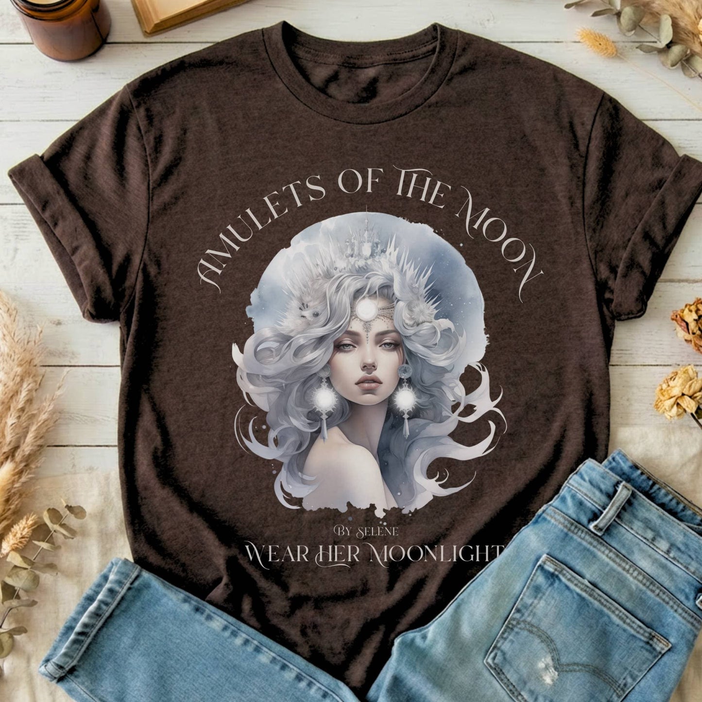 T-Shirts Dark Chocolate / S Design 217 T-Shirt The Mystic Eden