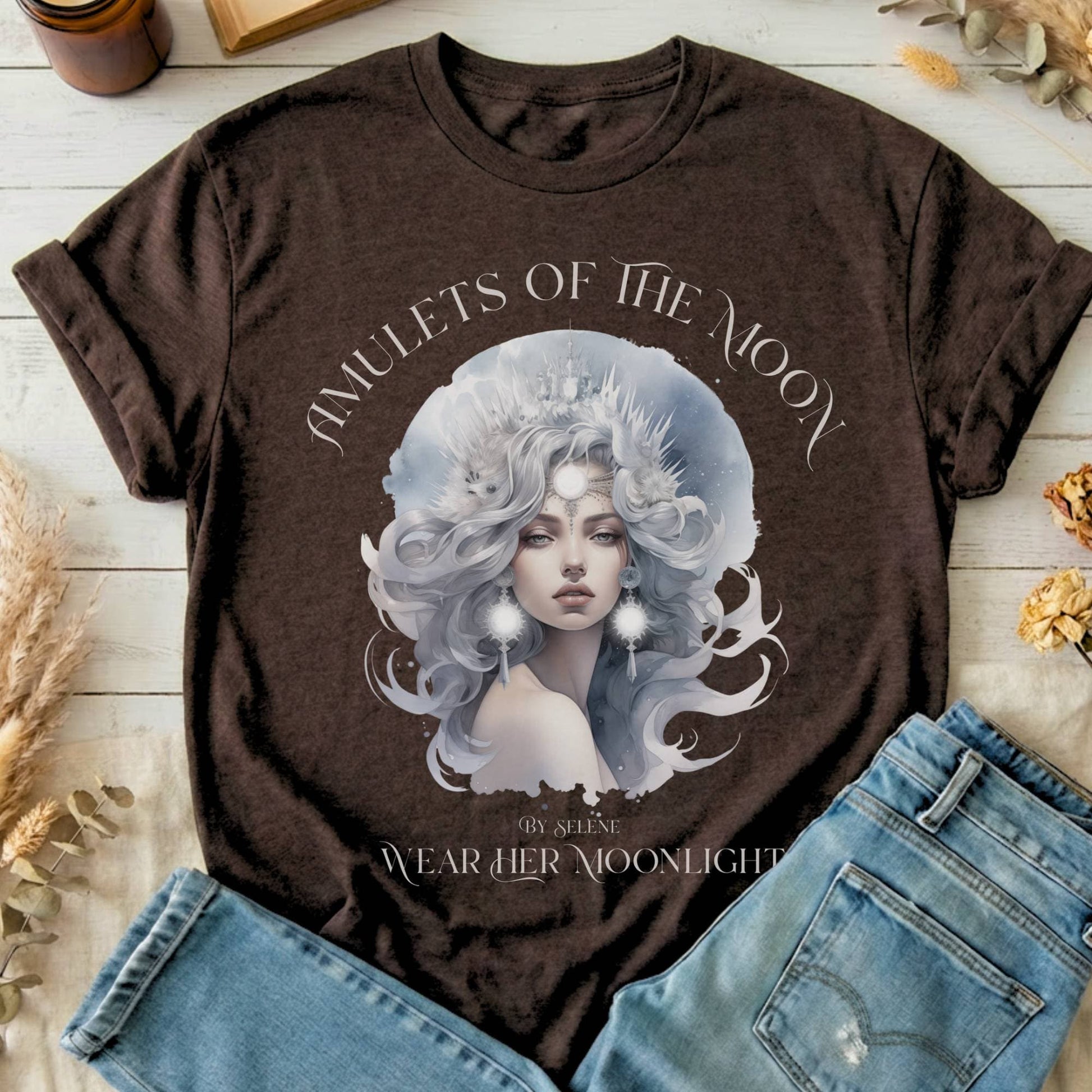 T-Shirts Dark Chocolate / S Design 217 T-Shirt The Mystic Eden