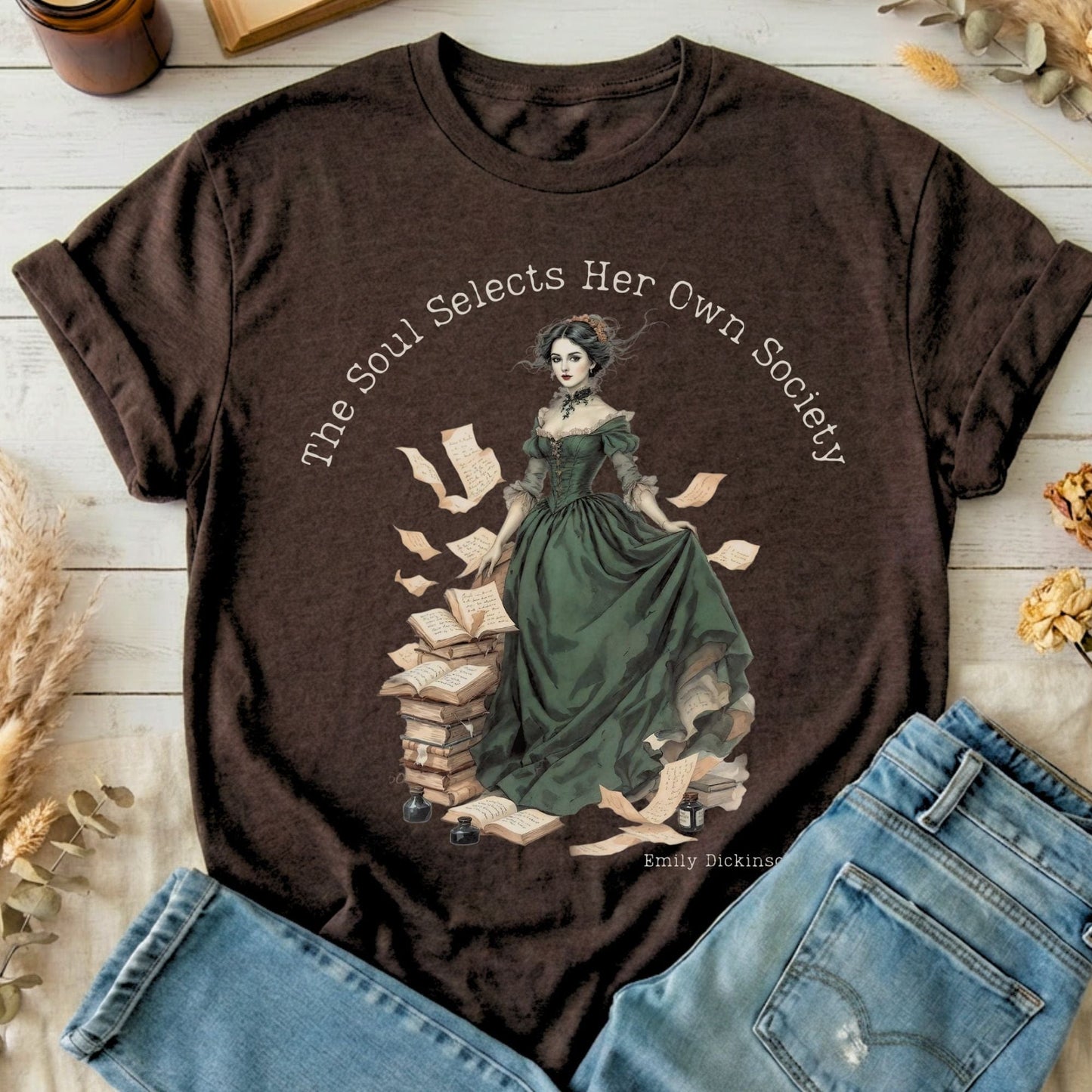 T-Shirts Dark Chocolate / S Design 253 T-Shirt The Mystic Eden