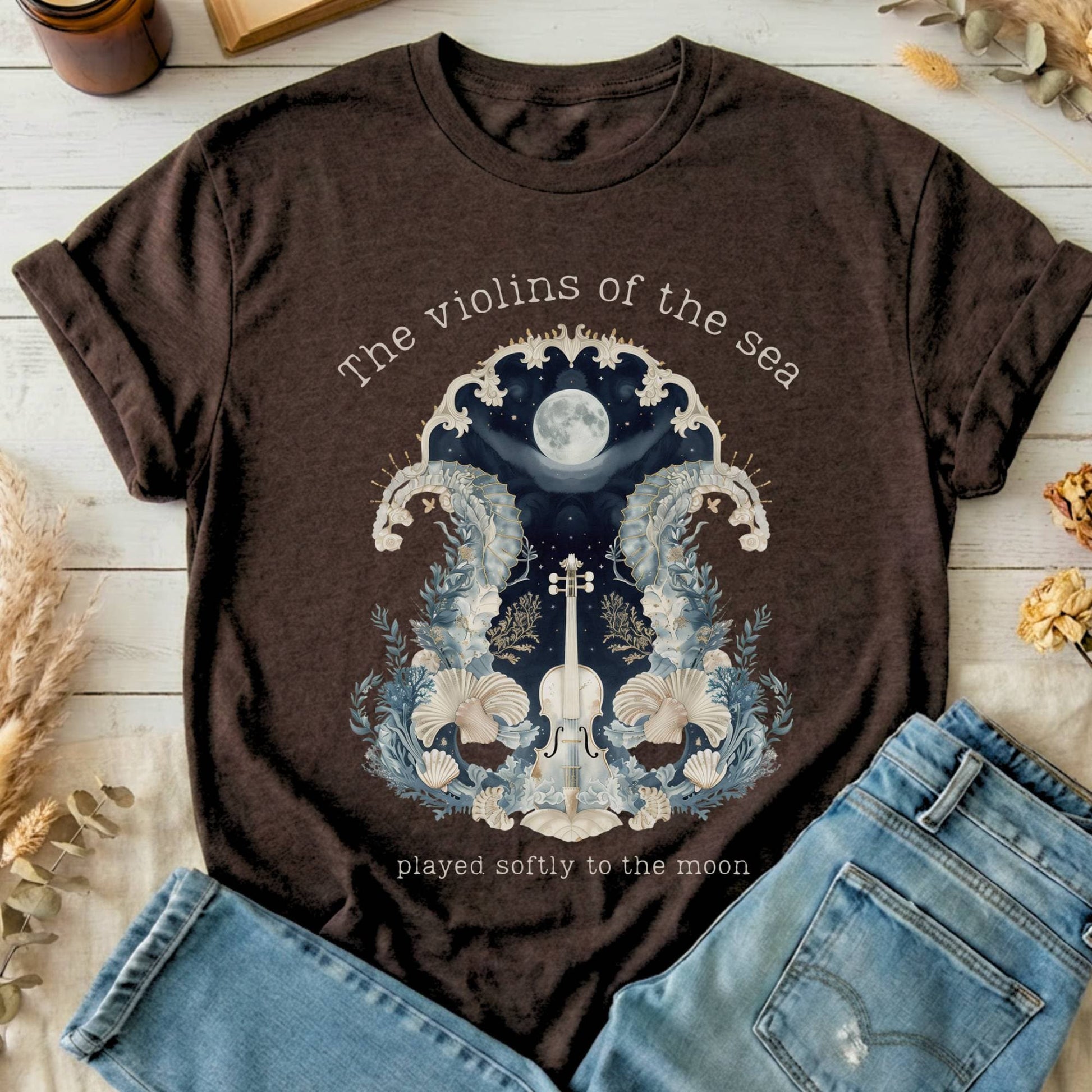 T-Shirts Dark Chocolate / S Design 270 T-Shirt The Mystic Eden