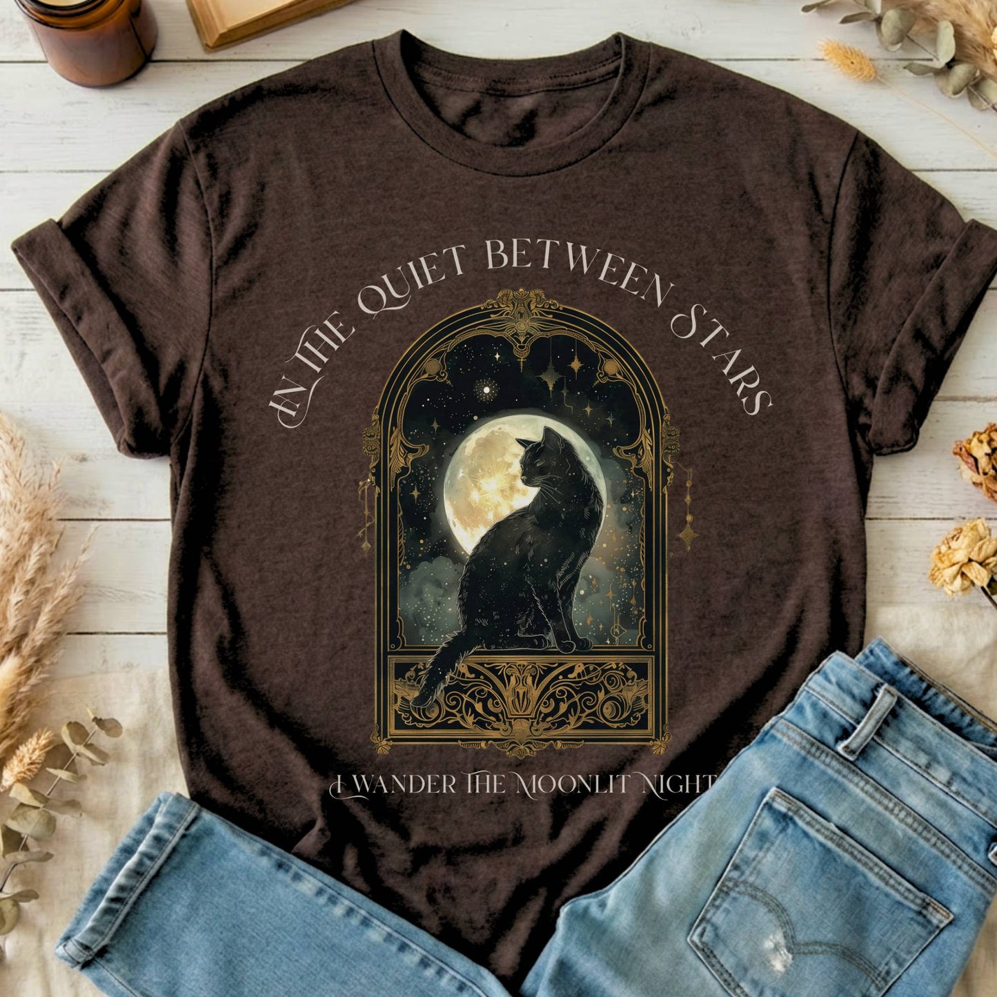 T-Shirts Dark Chocolate / S Design 279 T-Shirt The Mystic Eden