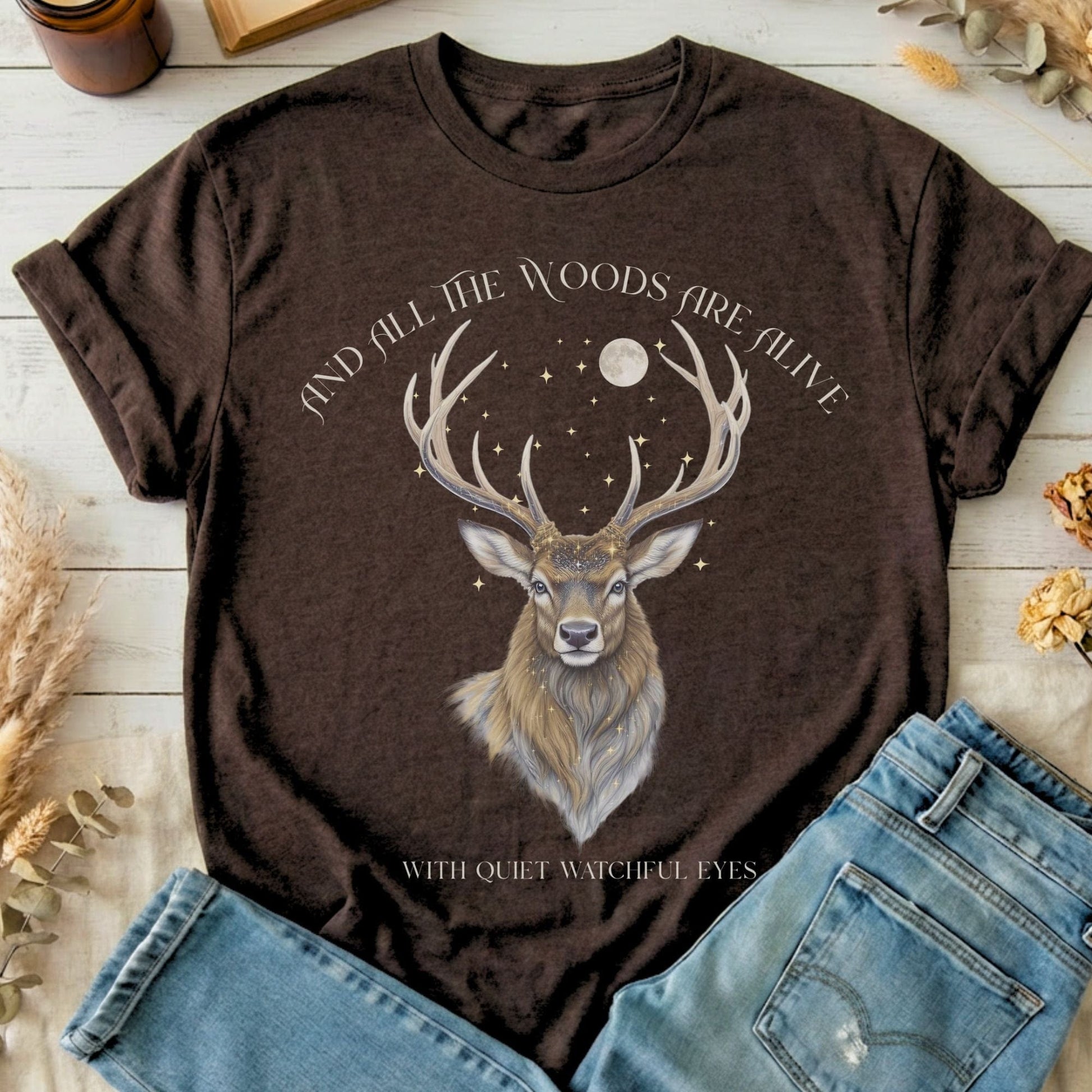 T-Shirts Dark Chocolate / S Design 282 T-Shirt The Mystic Eden