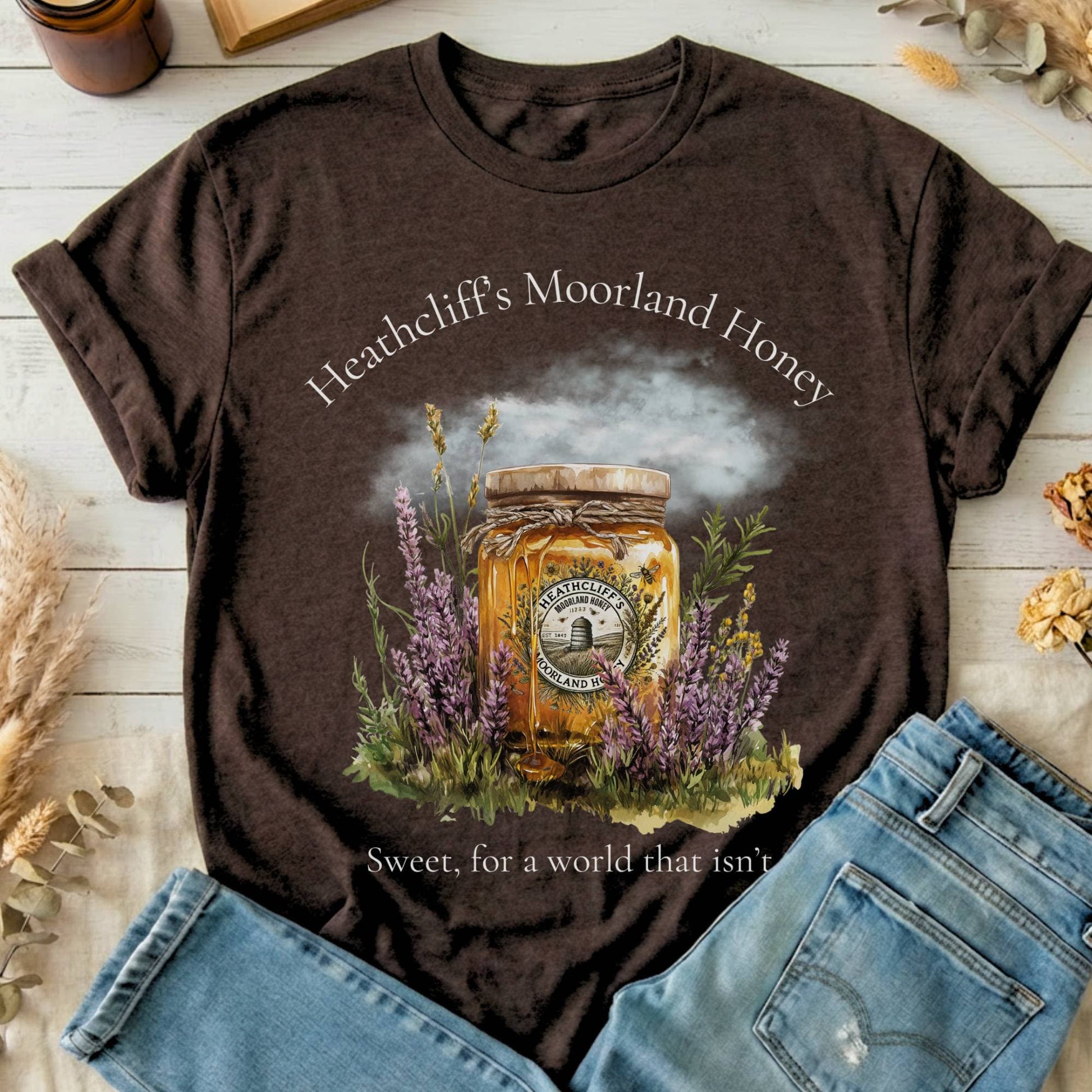 T-Shirts Dark Chocolate / S Heathcliff's Moorland Honey T-Shirt The Mystic Eden