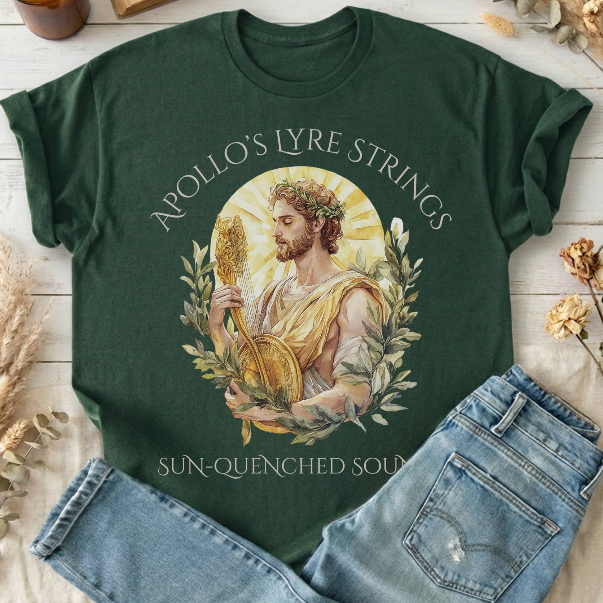 T-Shirts Forest Green / S Design 100 T-Shirt The Mystic Eden