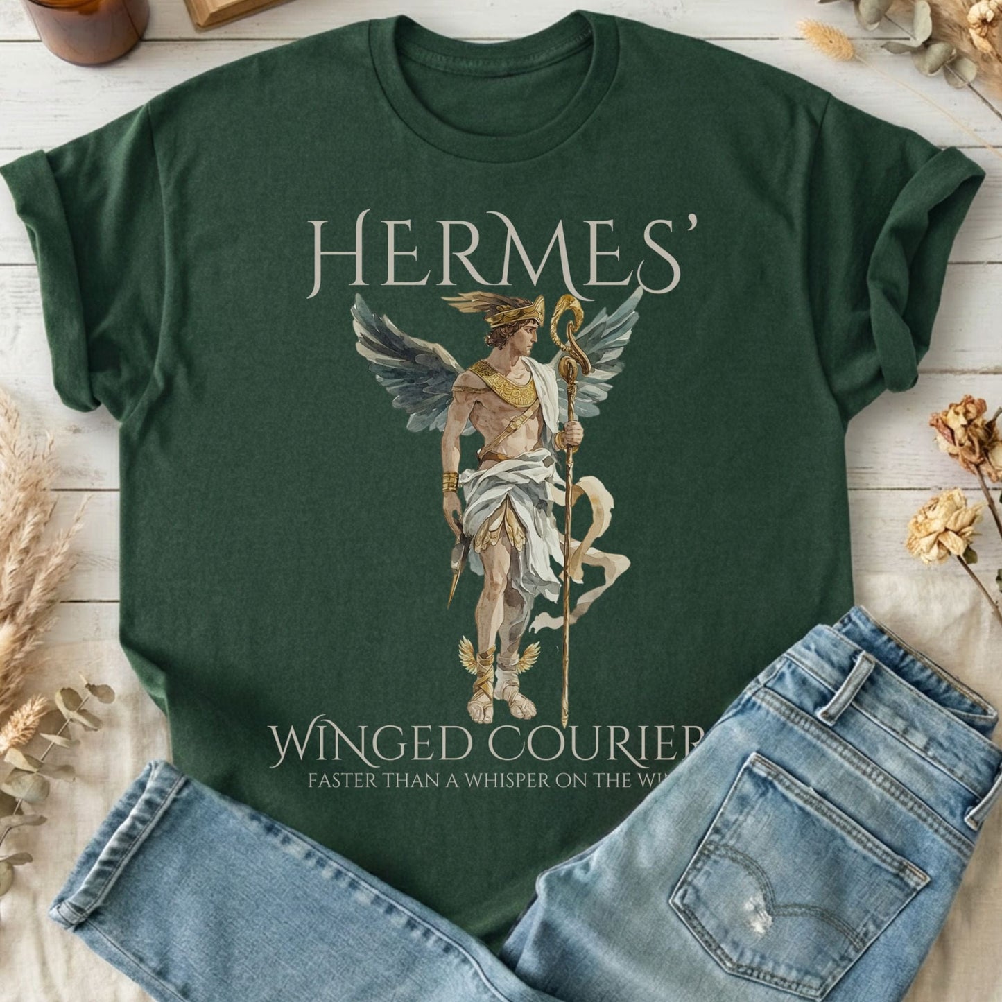 T-Shirts Forest Green / S Design 106 T-Shirt The Mystic Eden