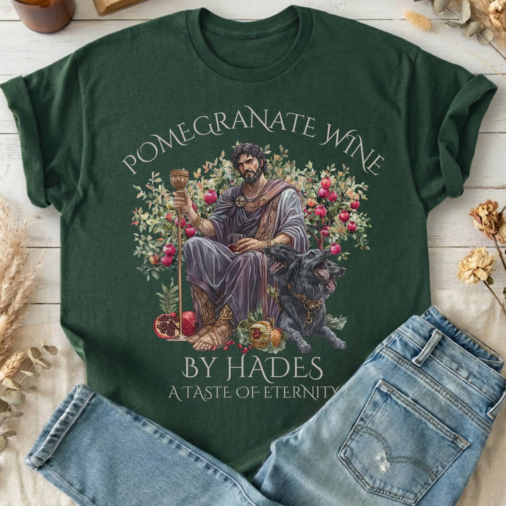 T-Shirts Forest Green / S Design 108 T-Shirt The Mystic Eden