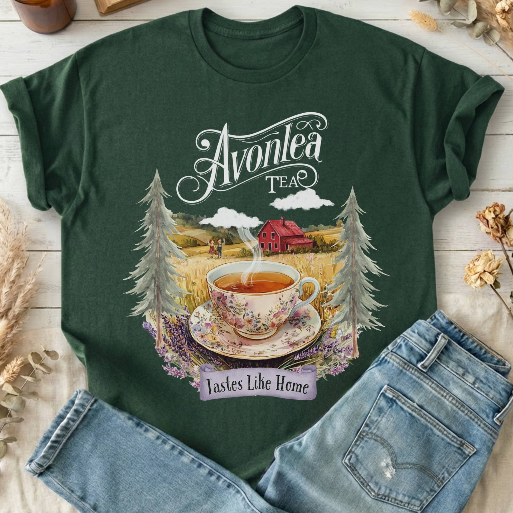 T-Shirts Forest Green / S Design 113 T-Shirt The Mystic Eden