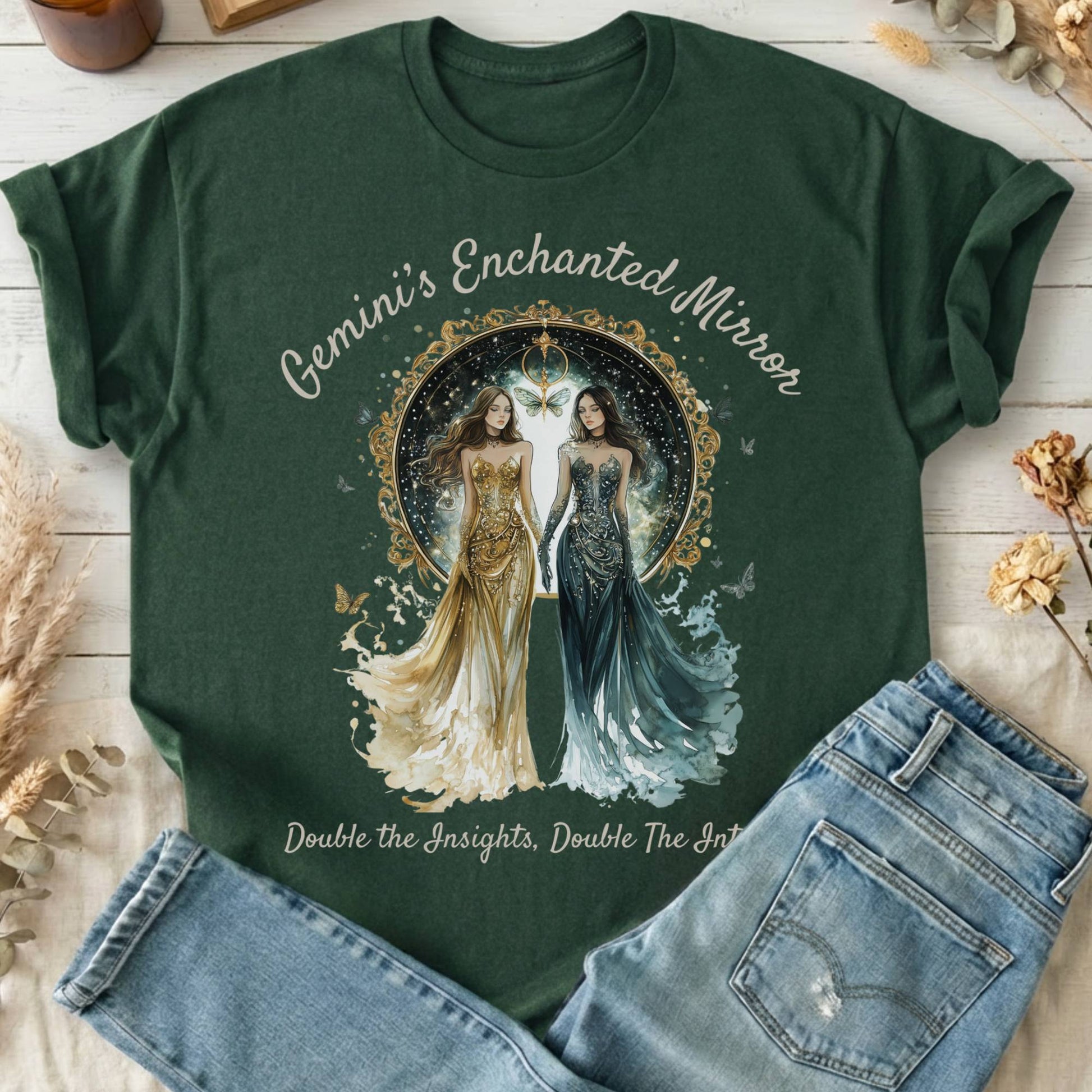T-Shirts Forest Green / S Design 153 T-Shirt The Mystic Eden