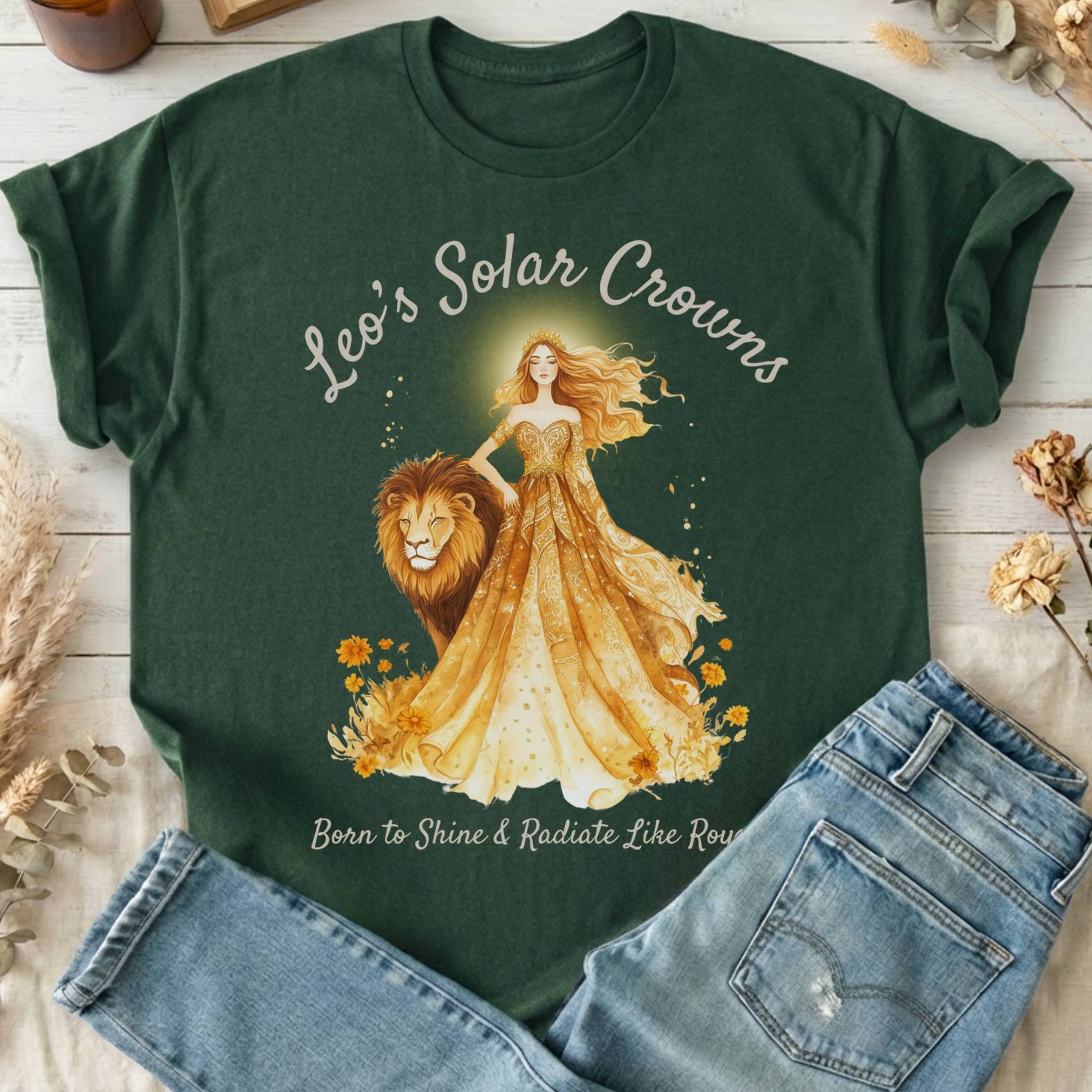 T-Shirts Forest Green / S Design 154 T-Shirt The Mystic Eden