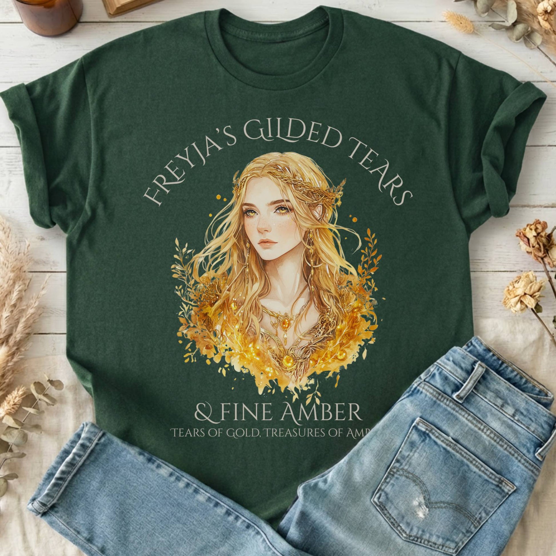 T-Shirts Forest Green / S Design 161 T-Shirt The Mystic Eden