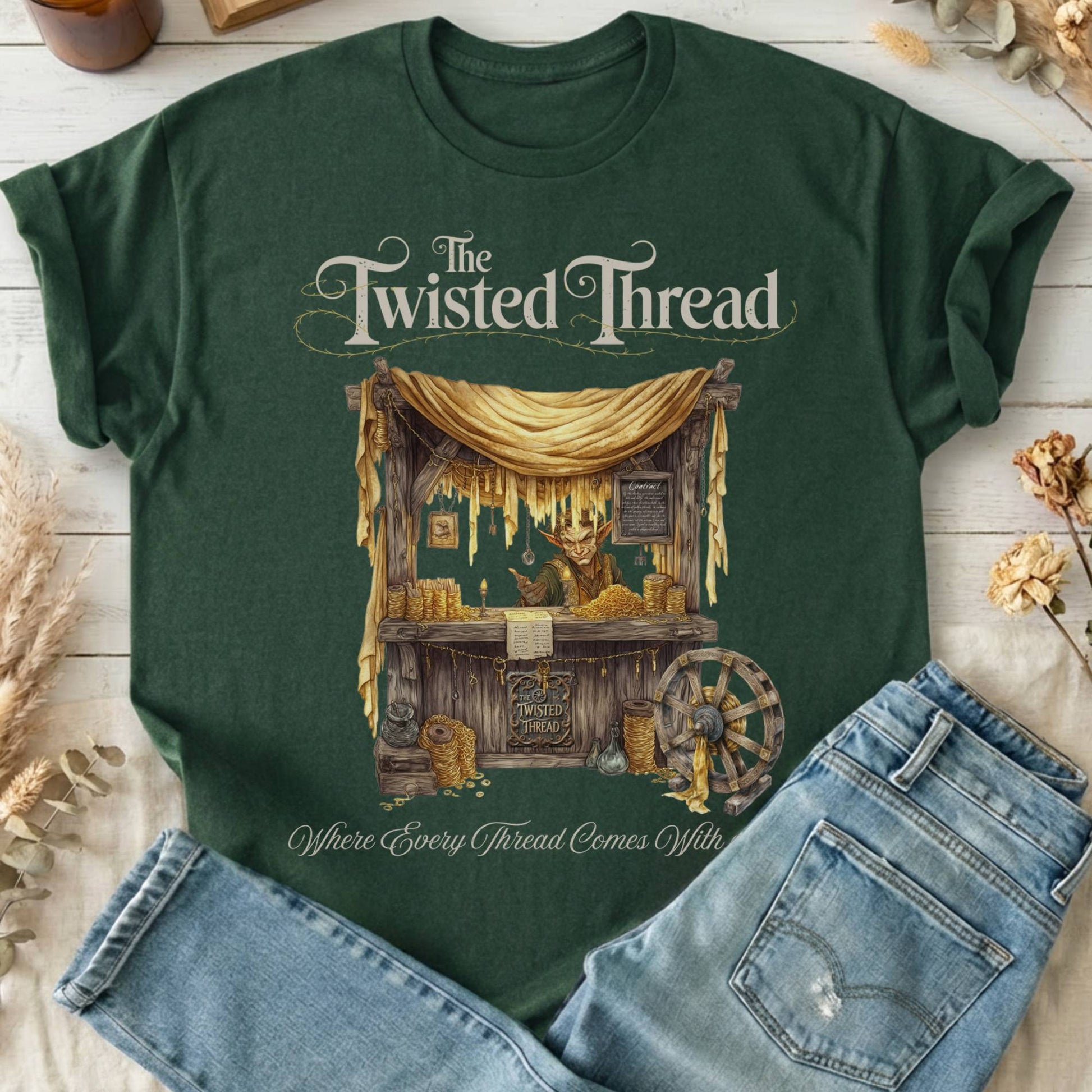 T-Shirts Forest Green / S Design 182 T-Shirt The Mystic Eden