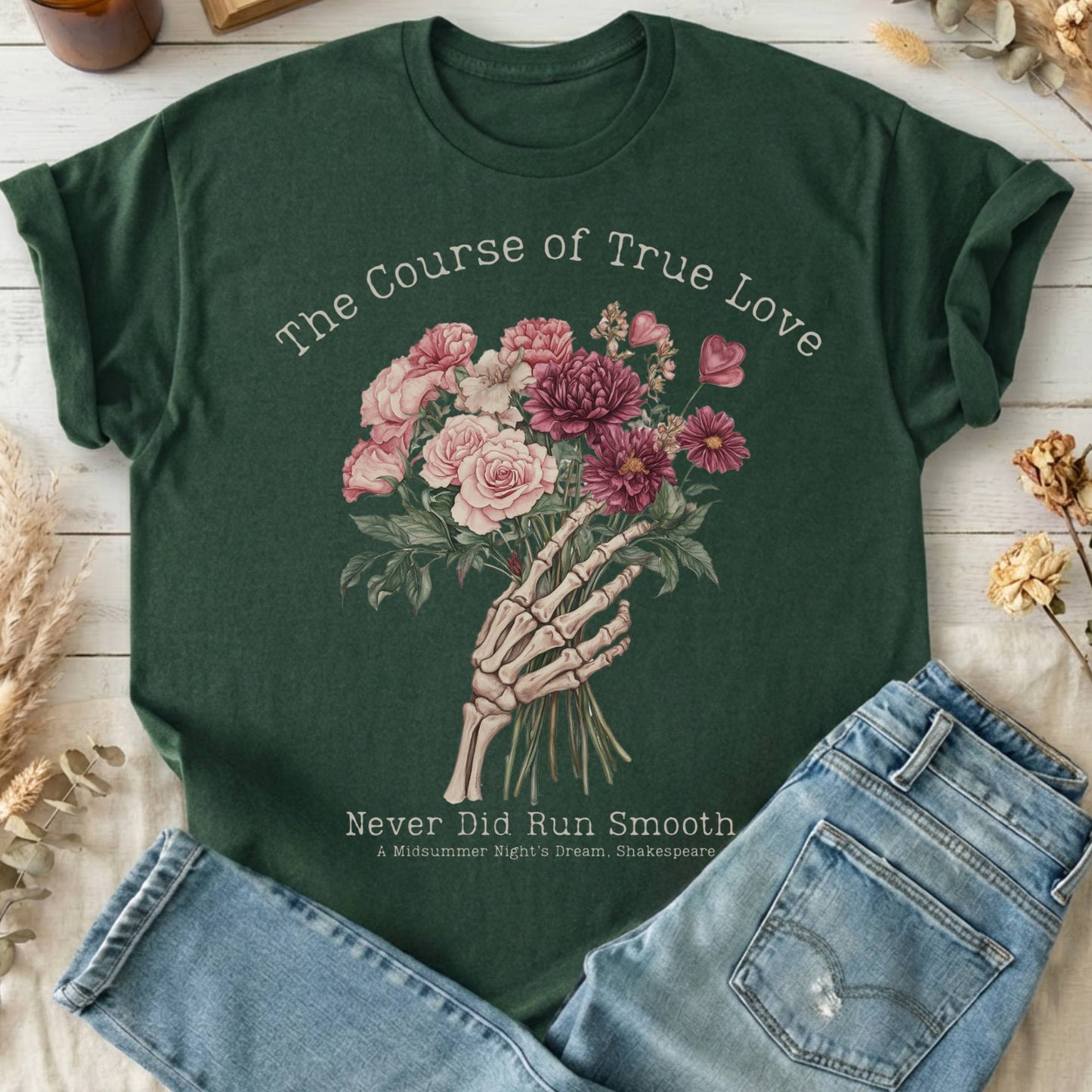 T-Shirts Forest Green / S Design 185 T-Shirt The Mystic Eden