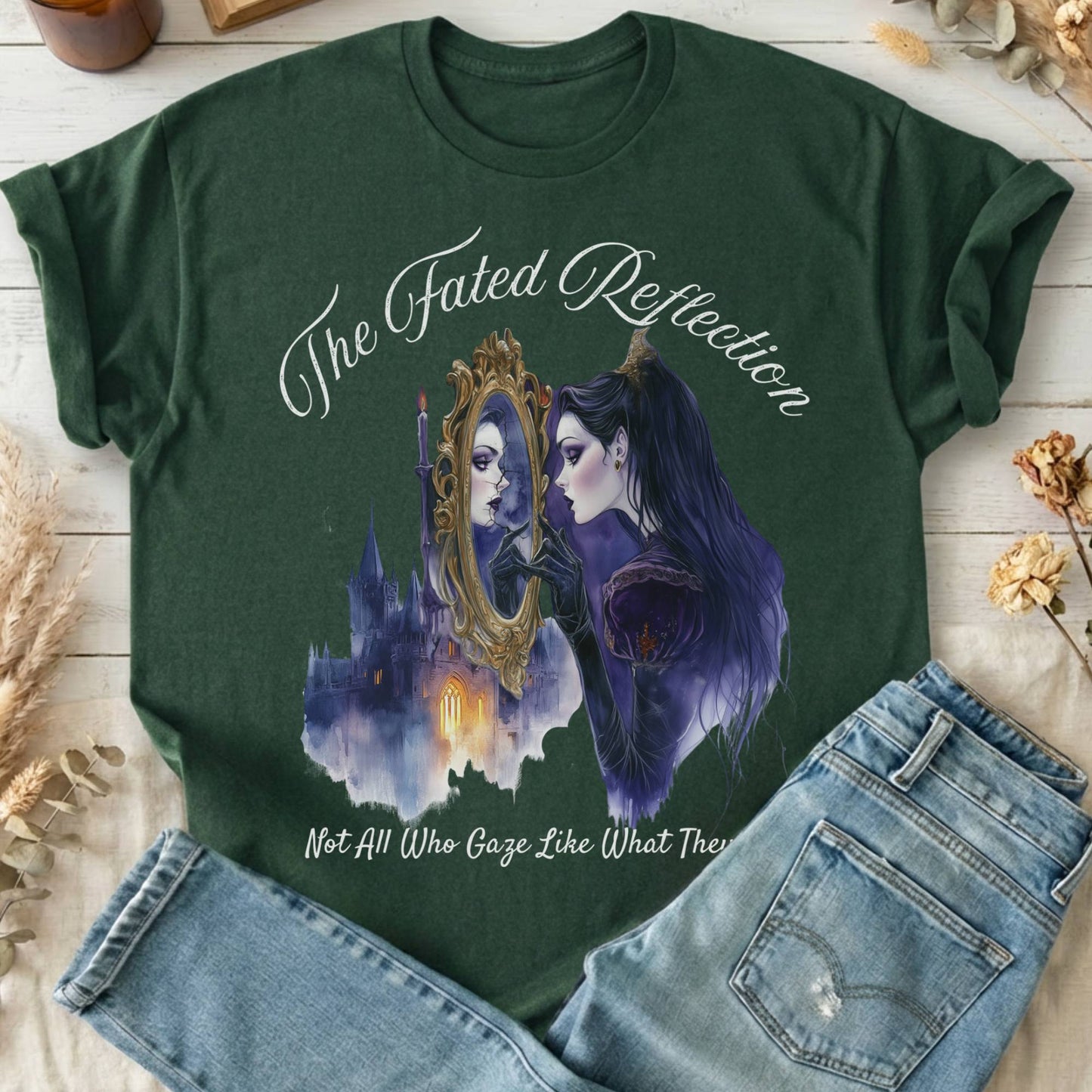 T-Shirts Forest Green / S Design 188 T-Shirt The Mystic Eden