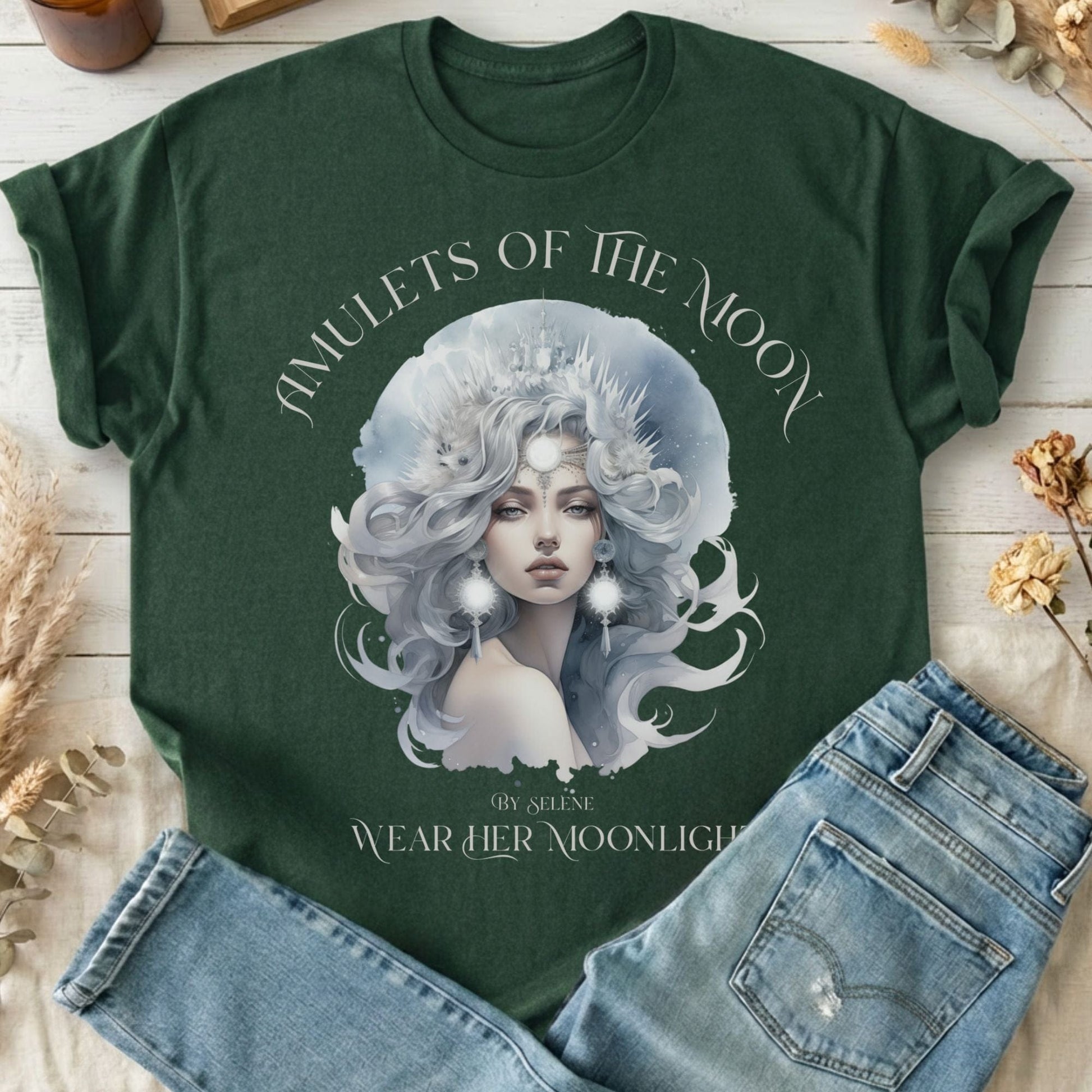 T-Shirts Forest Green / S Design 217 T-Shirt The Mystic Eden