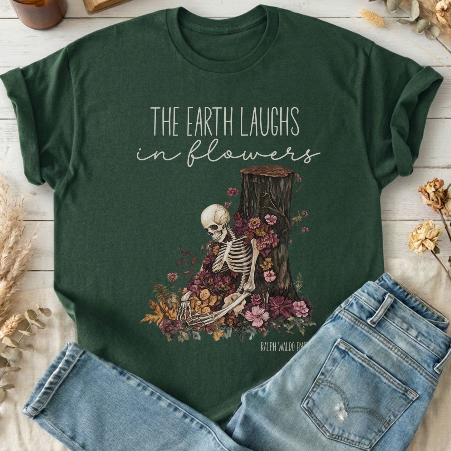 T-Shirts Forest Green / S Design 239 T-Shirt The Mystic Eden