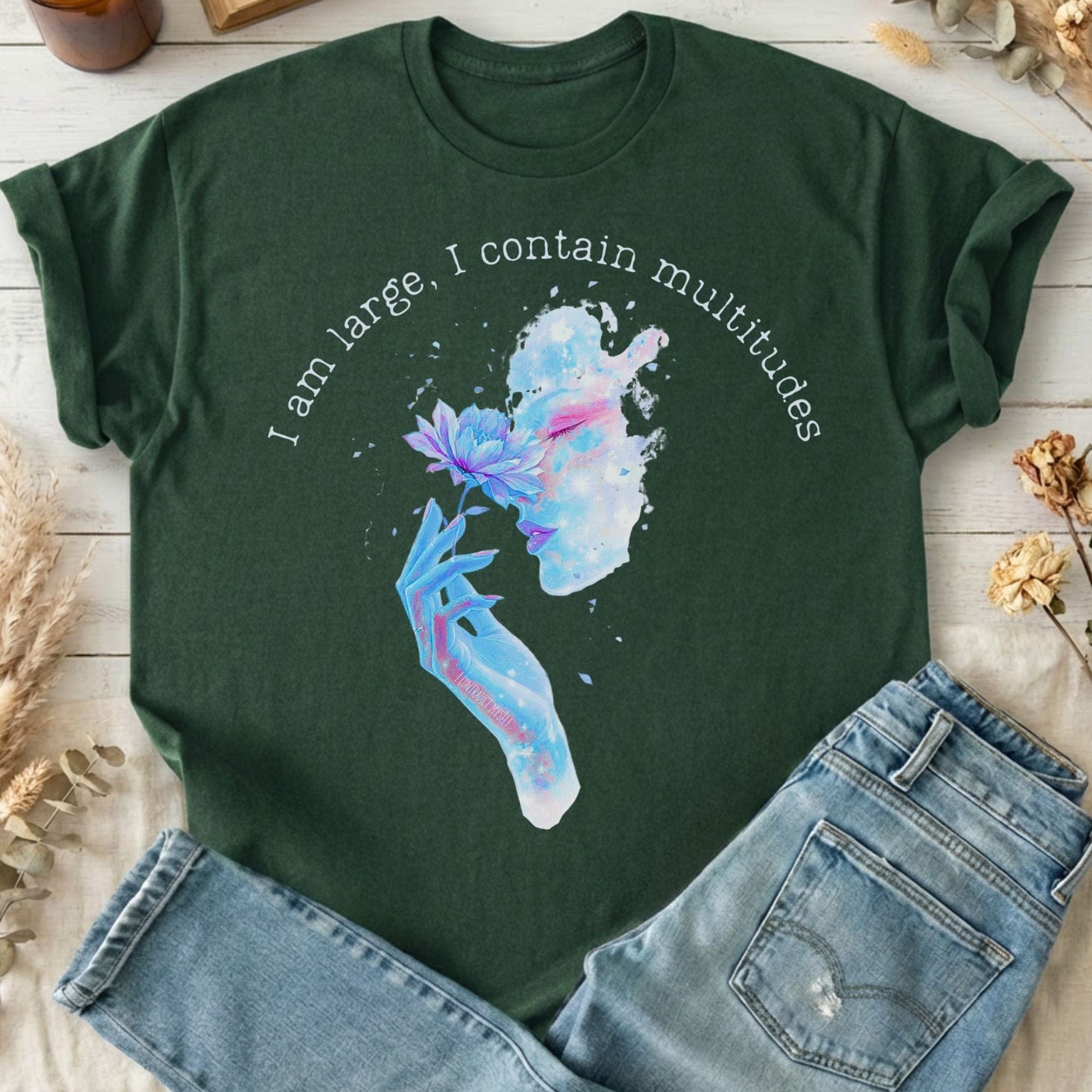 T-Shirts Forest Green / S Design 251 T-Shirt The Mystic Eden