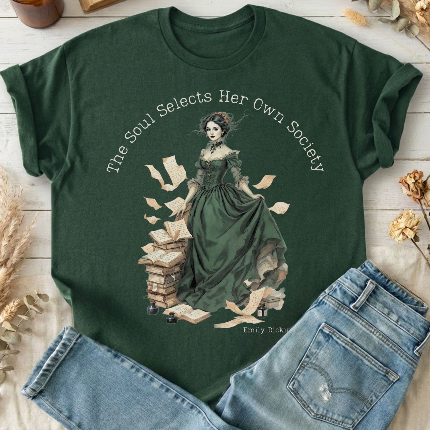 T-Shirts Forest Green / S Design 253 T-Shirt The Mystic Eden