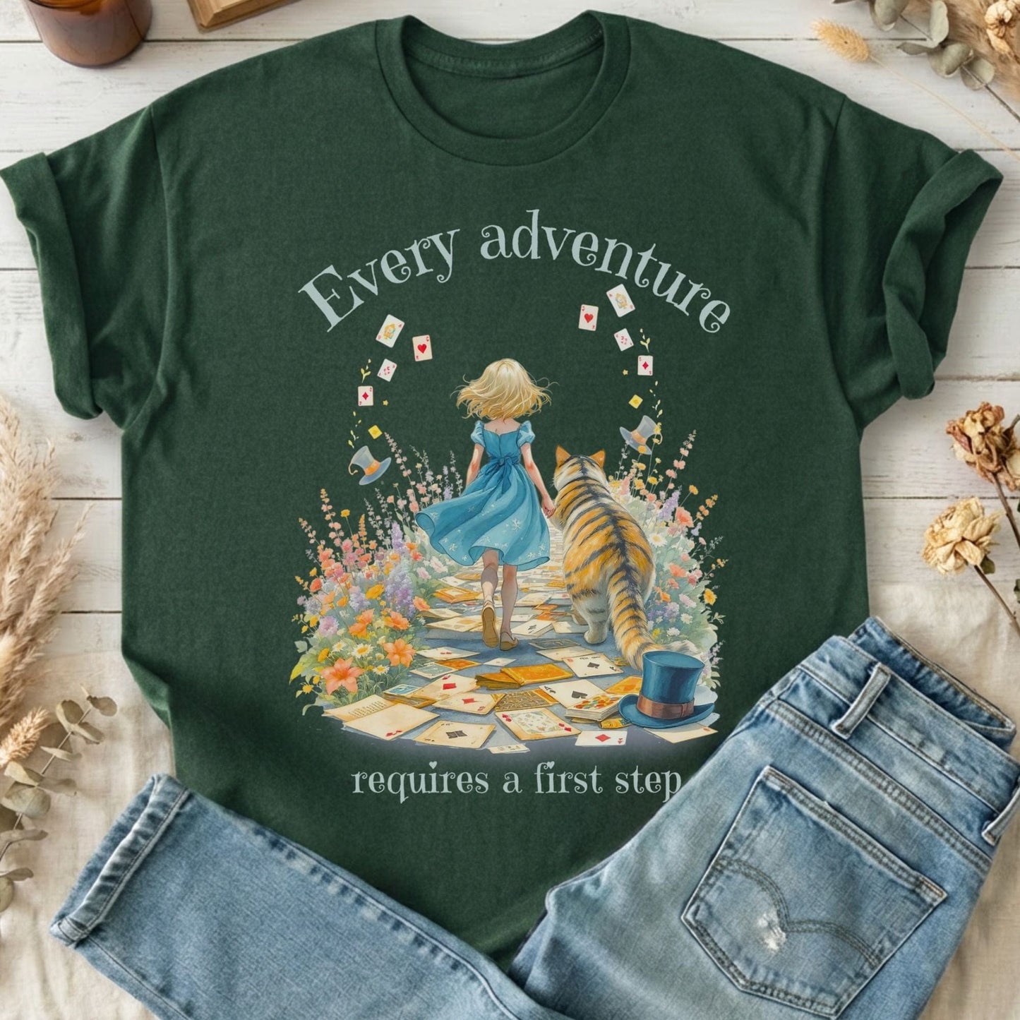 T-Shirts Forest Green / S Design 259 T-Shirt The Mystic Eden