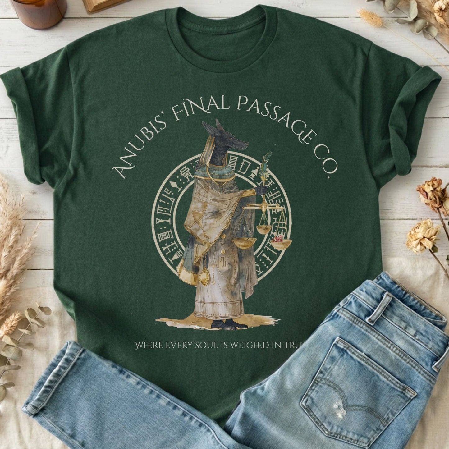 T-Shirts Forest Green / S Design 261 T-Shirt The Mystic Eden