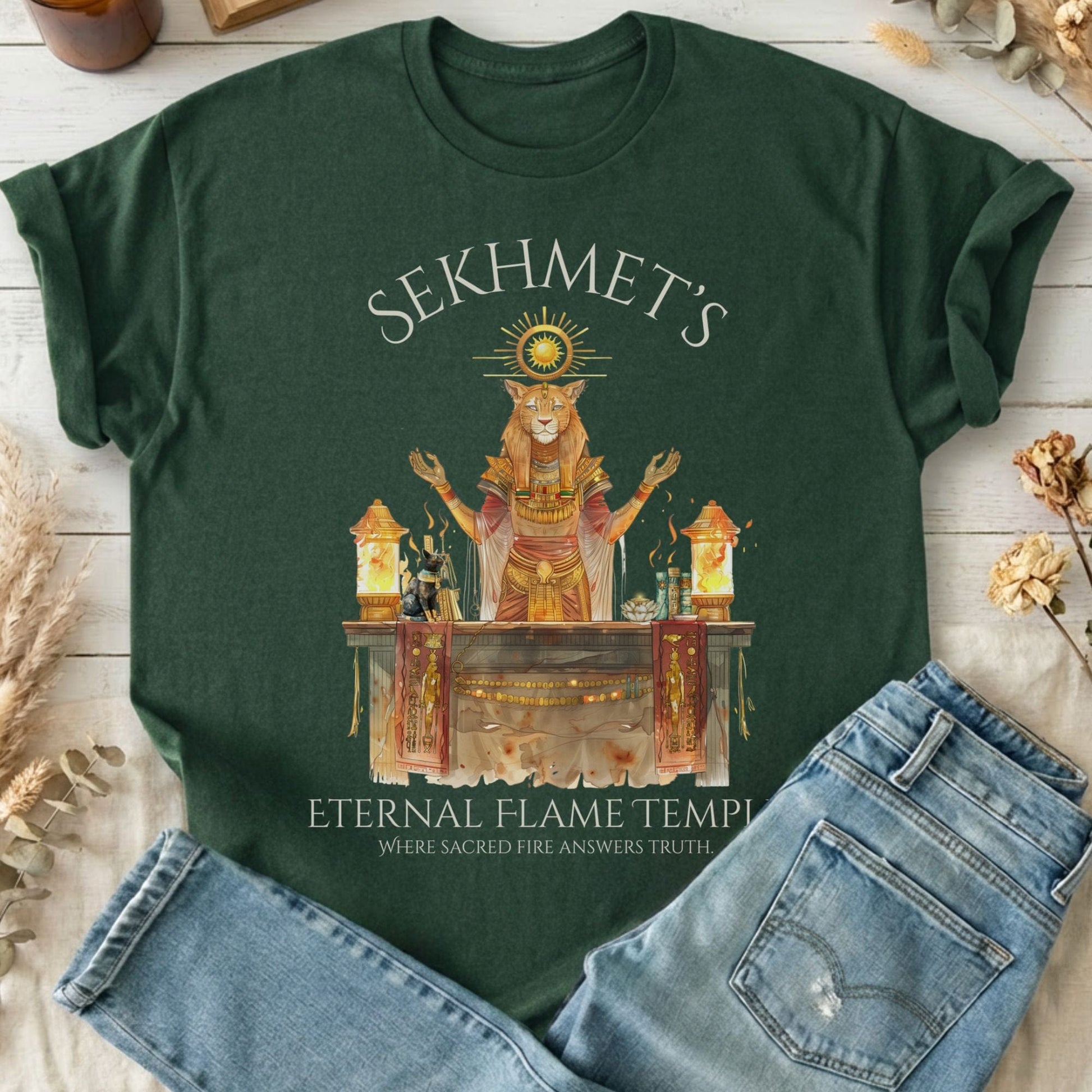 T-Shirts Forest Green / S Design 264 T-Shirt The Mystic Eden