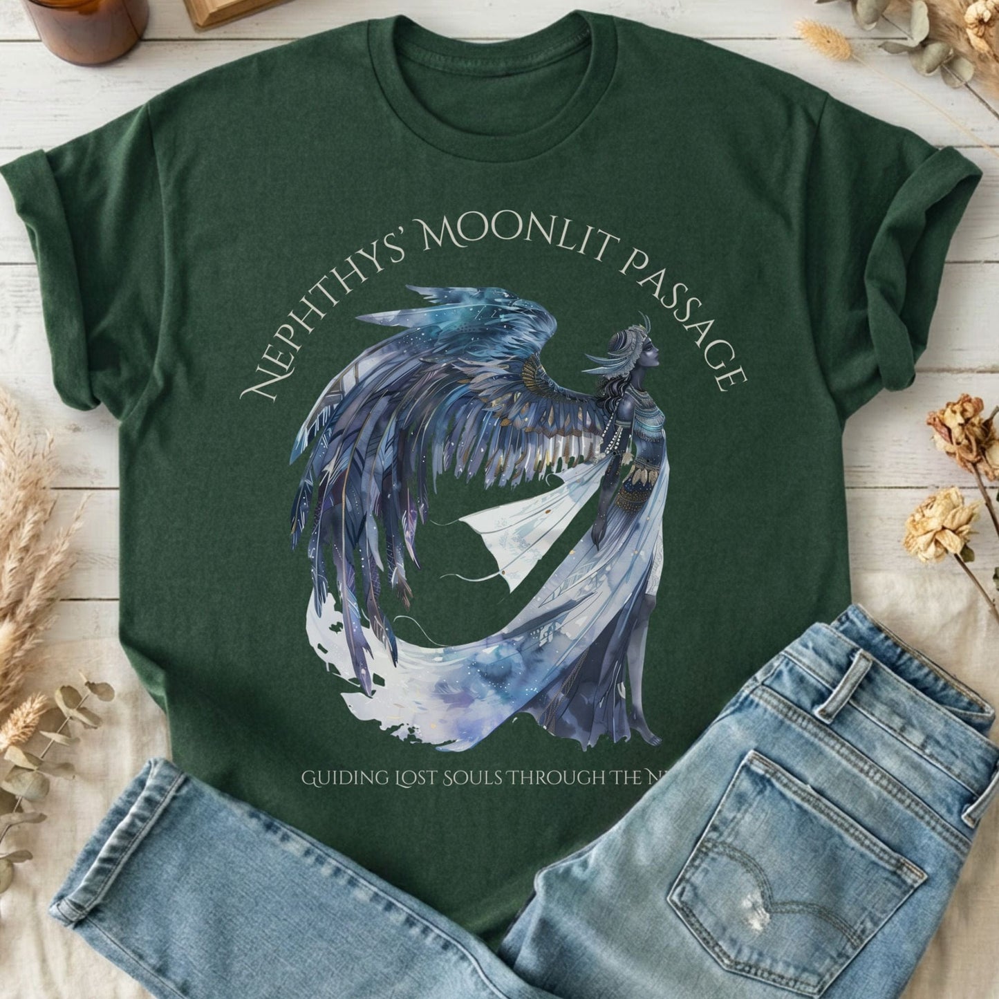 T-Shirts Forest Green / S Design 265 T-Shirt The Mystic Eden