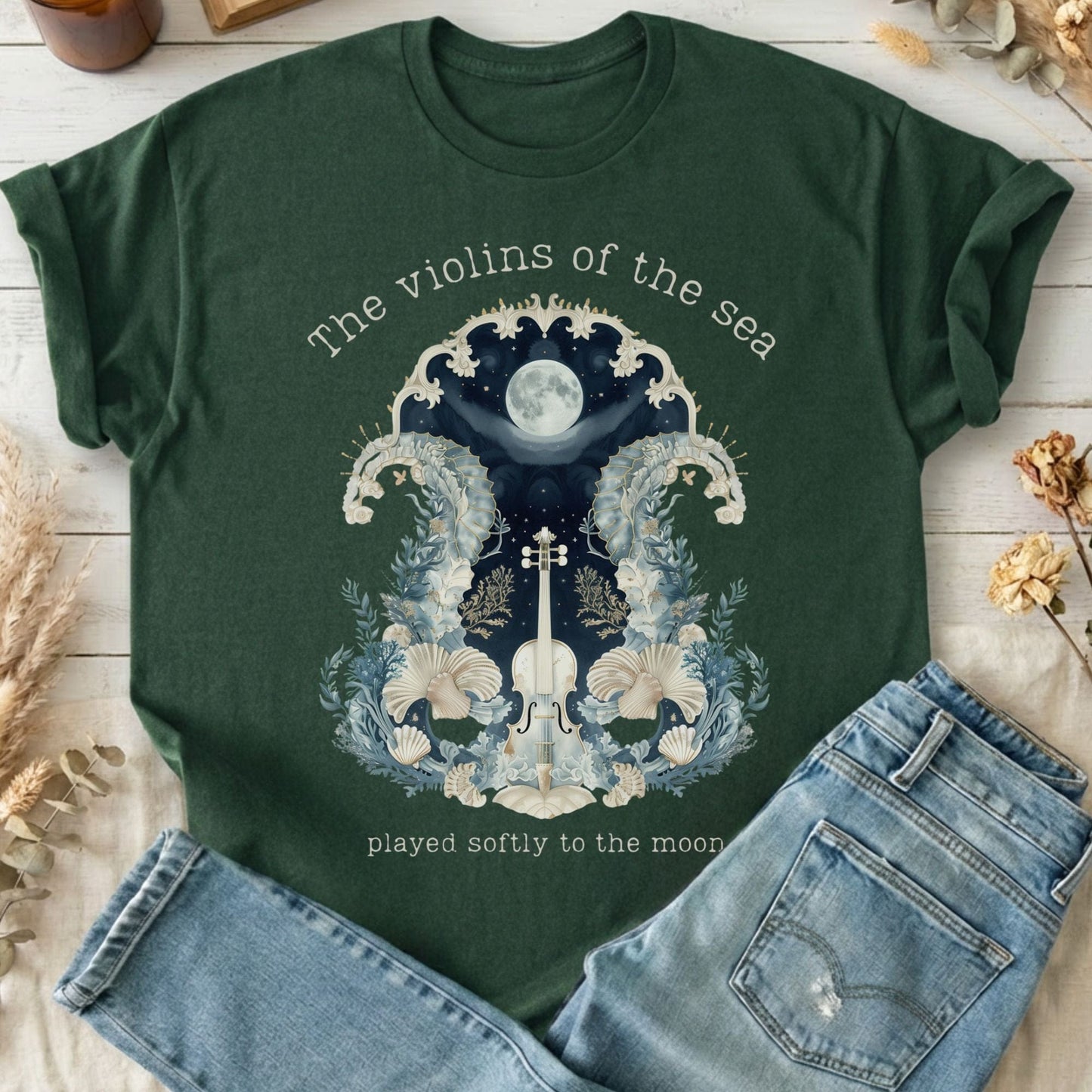 T-Shirts Forest Green / S Design 270 T-Shirt The Mystic Eden