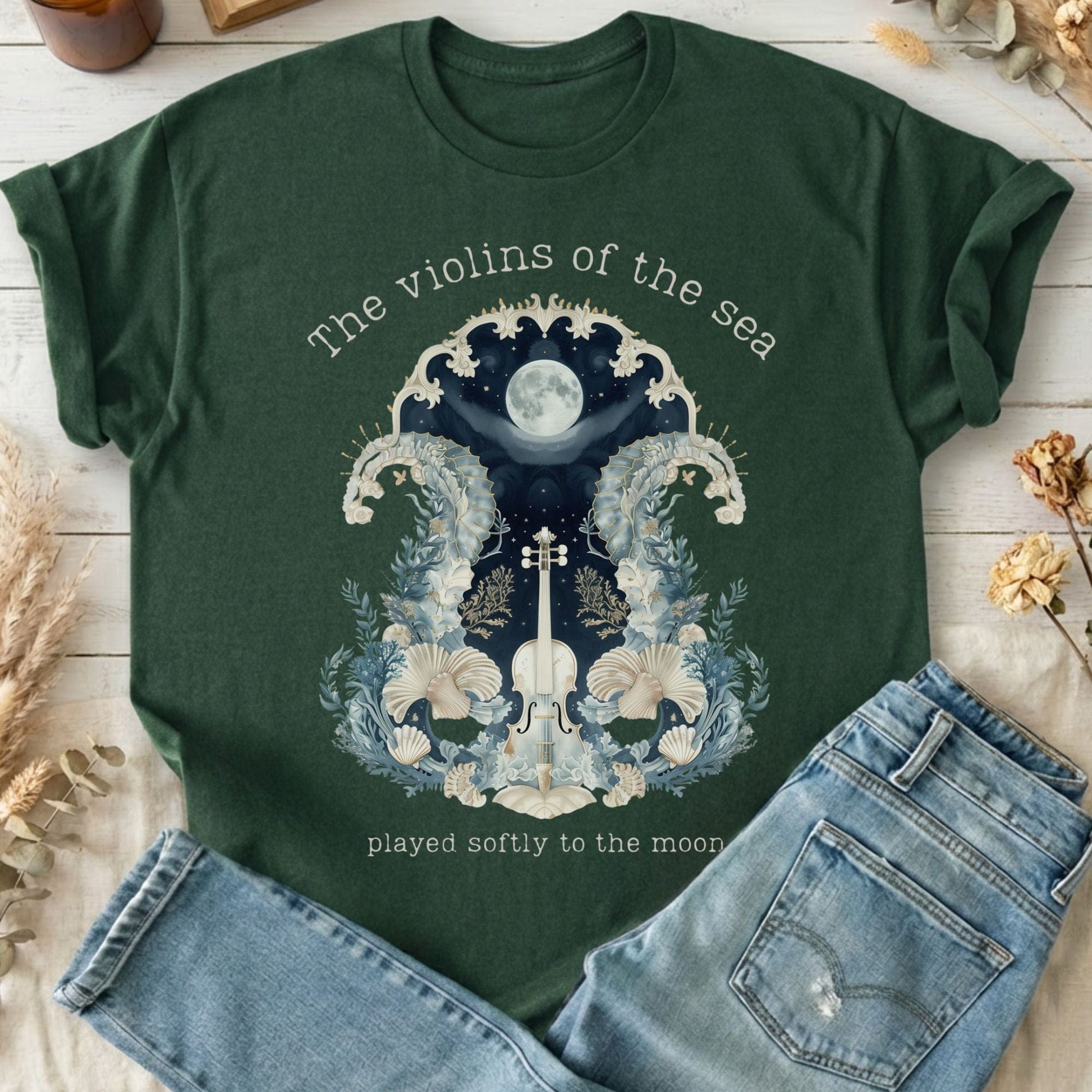 T-Shirts Forest Green / S Design 270 T-Shirt The Mystic Eden