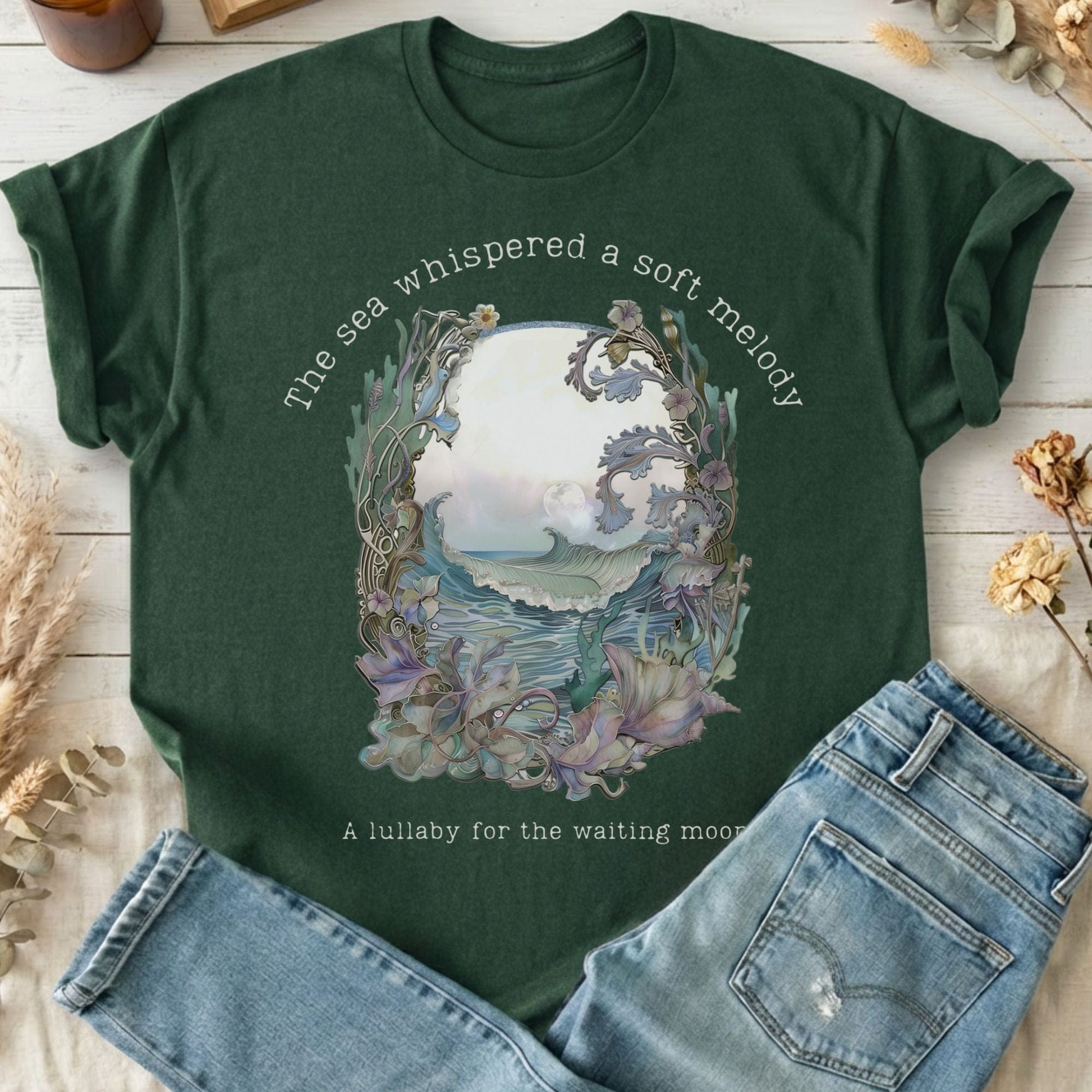 T-Shirts Forest Green / S Design 271 T-Shirt The Mystic Eden