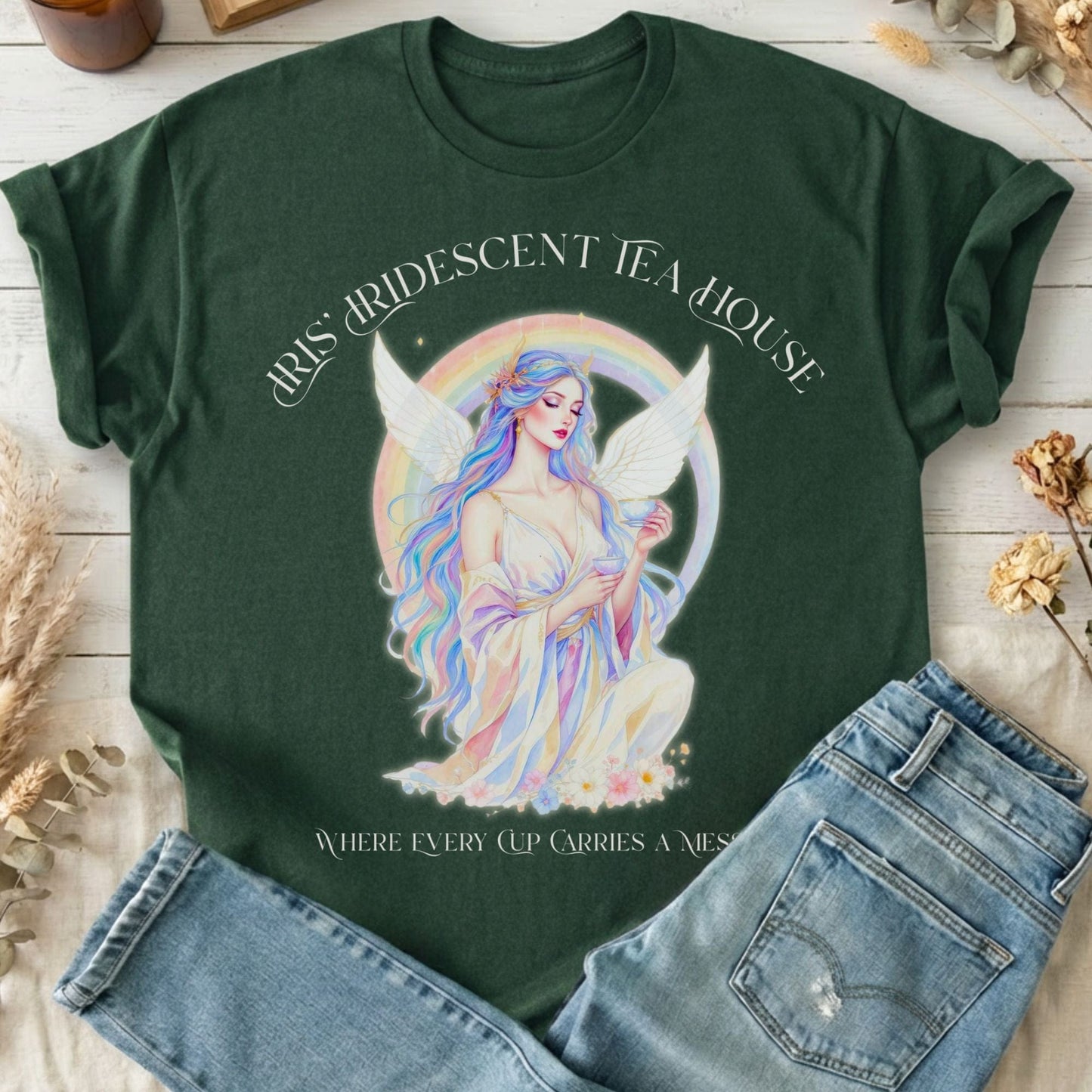 T-Shirts Forest Green / S Design 276 T-Shirt The Mystic Eden