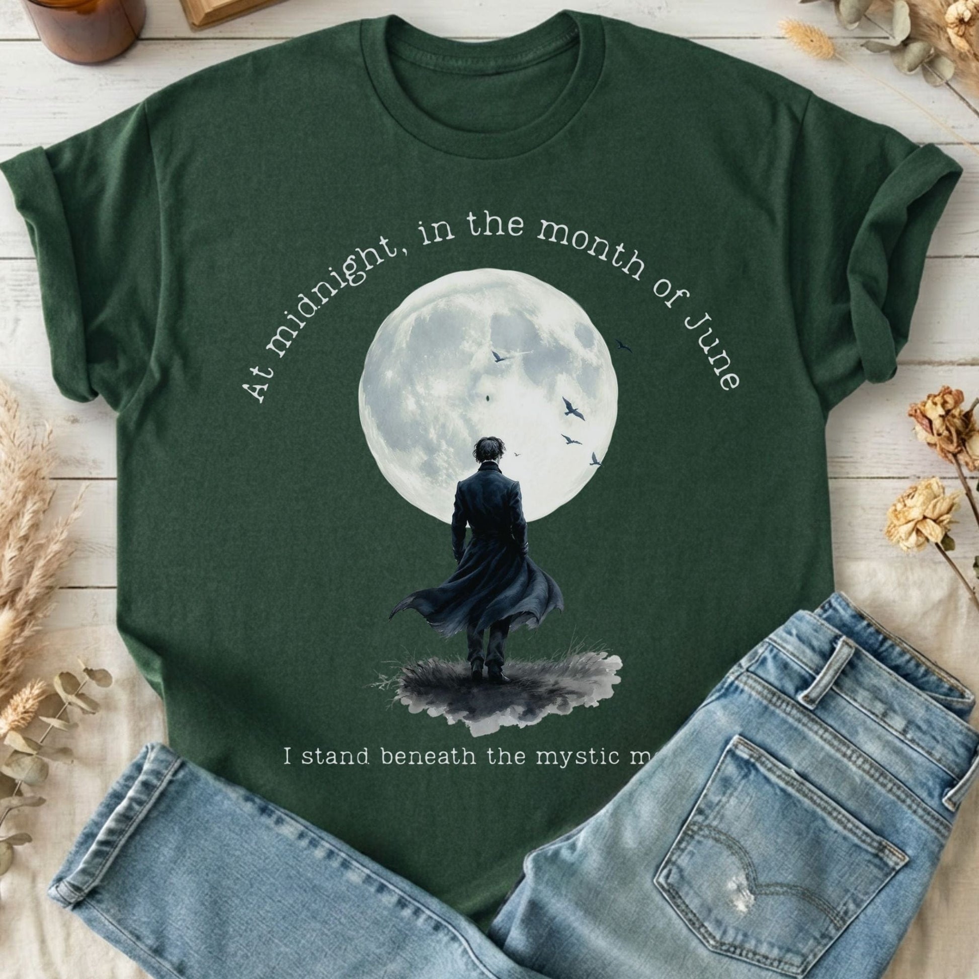 T-Shirts Forest Green / S Design 277 T-Shirt The Mystic Eden