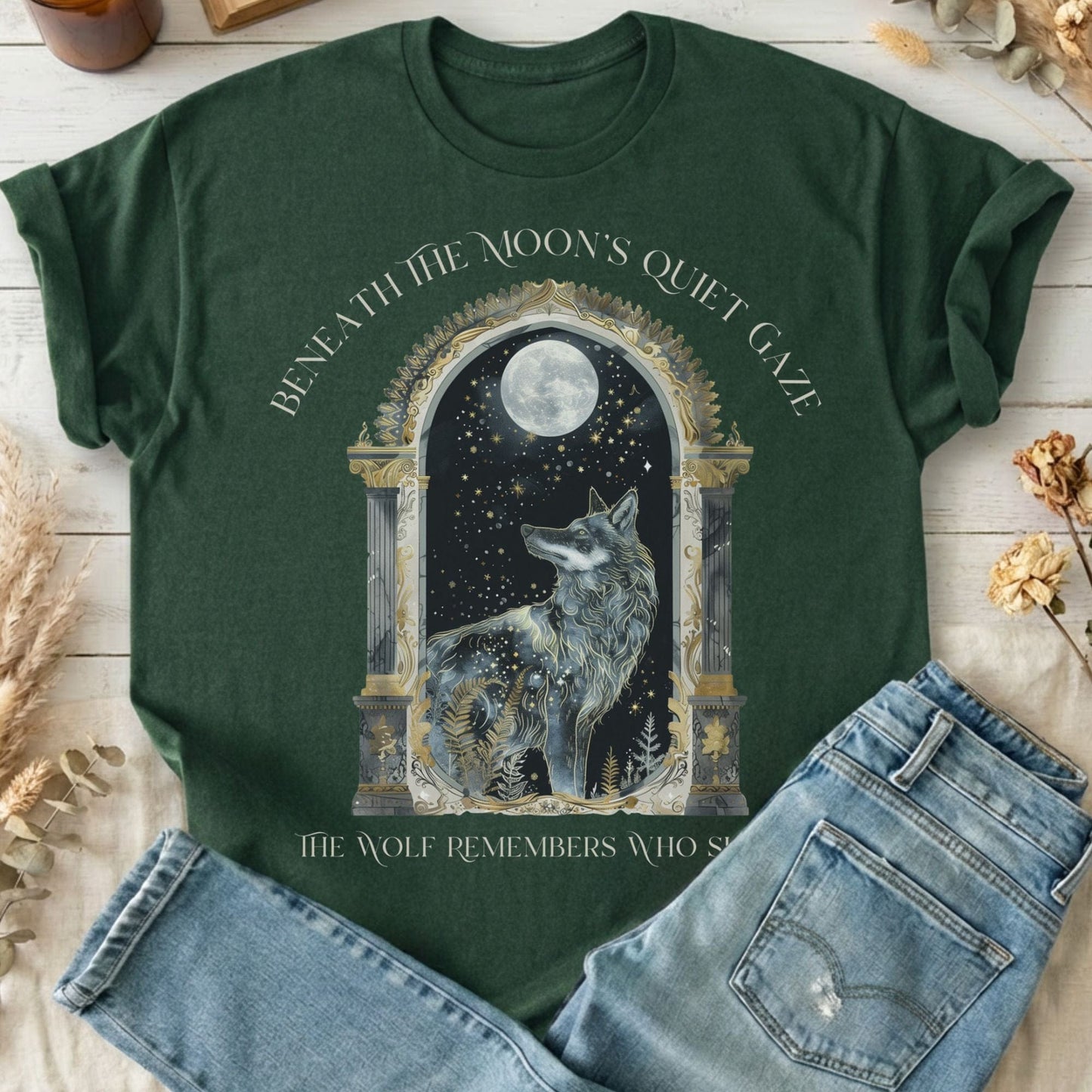 T-Shirts Forest Green / S Design 278 T-Shirt The Mystic Eden