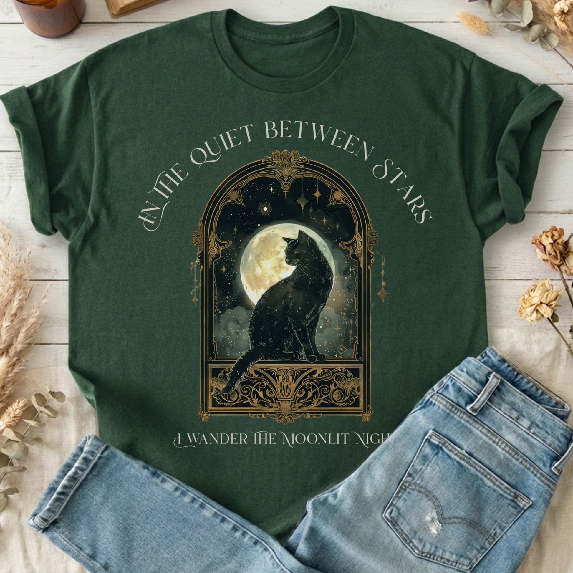 T-Shirts Forest Green / S Design 279 T-Shirt The Mystic Eden