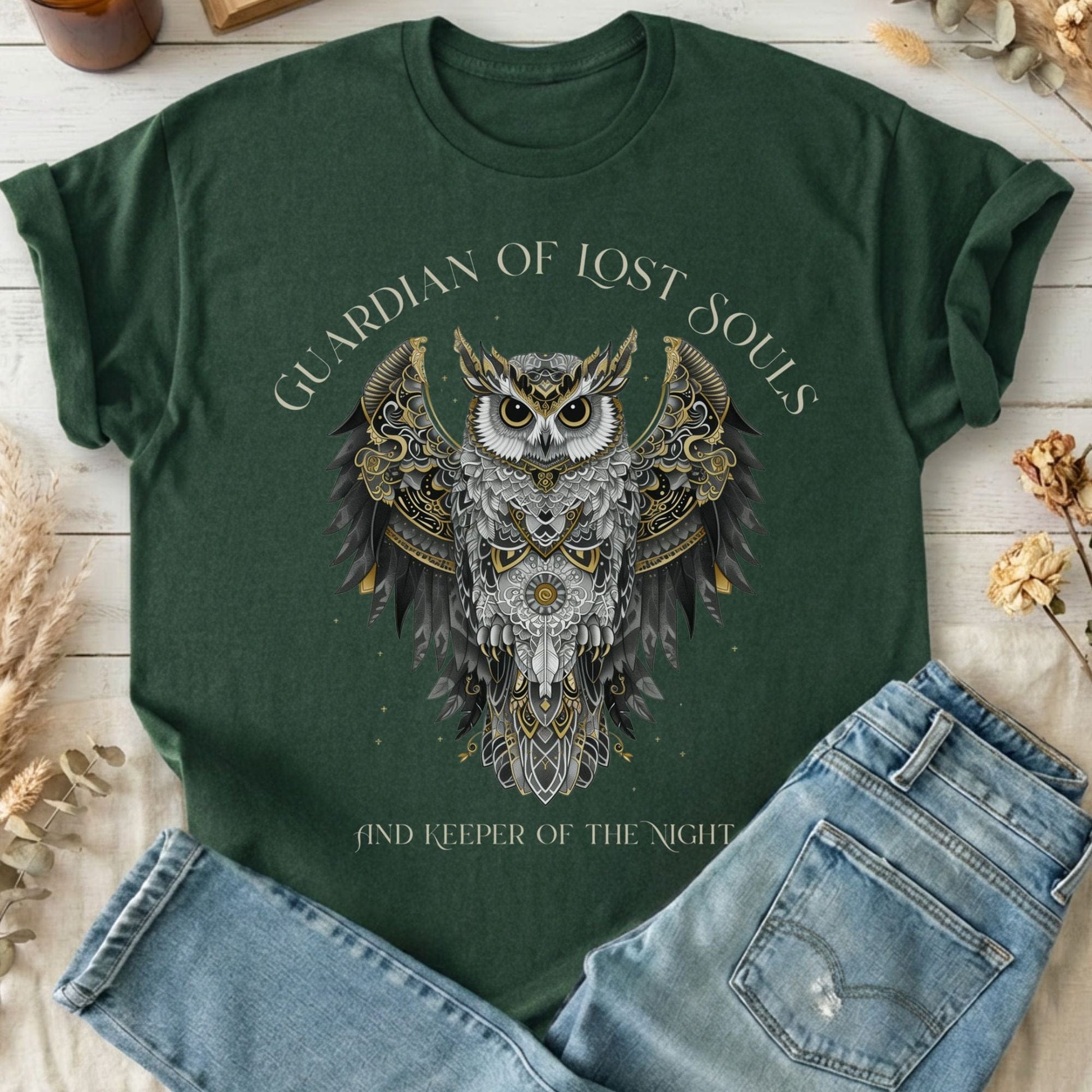 T-Shirts Forest Green / S Design 280 T-Shirt The Mystic Eden