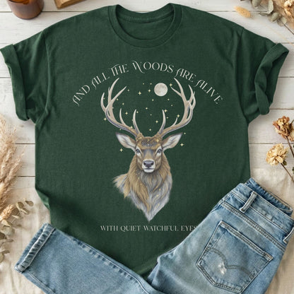 T-Shirts Forest Green / S Design 282 T-Shirt The Mystic Eden