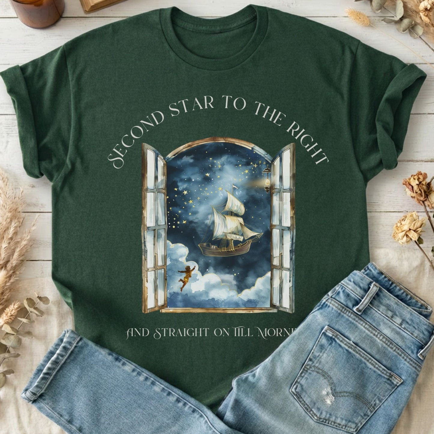 T-Shirts Forest Green / S Design 284 T-Shirt The Mystic Eden