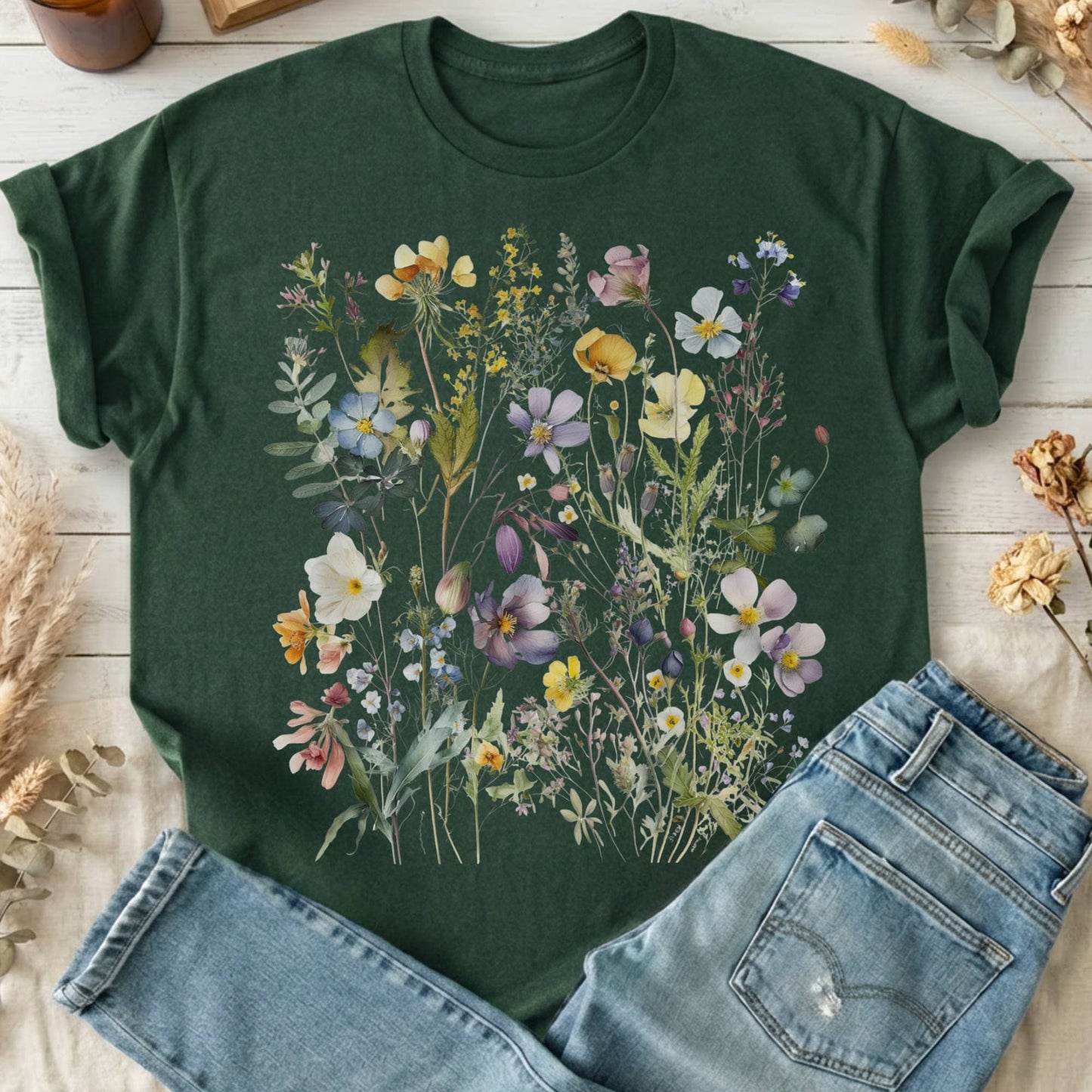 T-Shirts Forest Green / S Design 38 T-Shirt The Mystic Eden