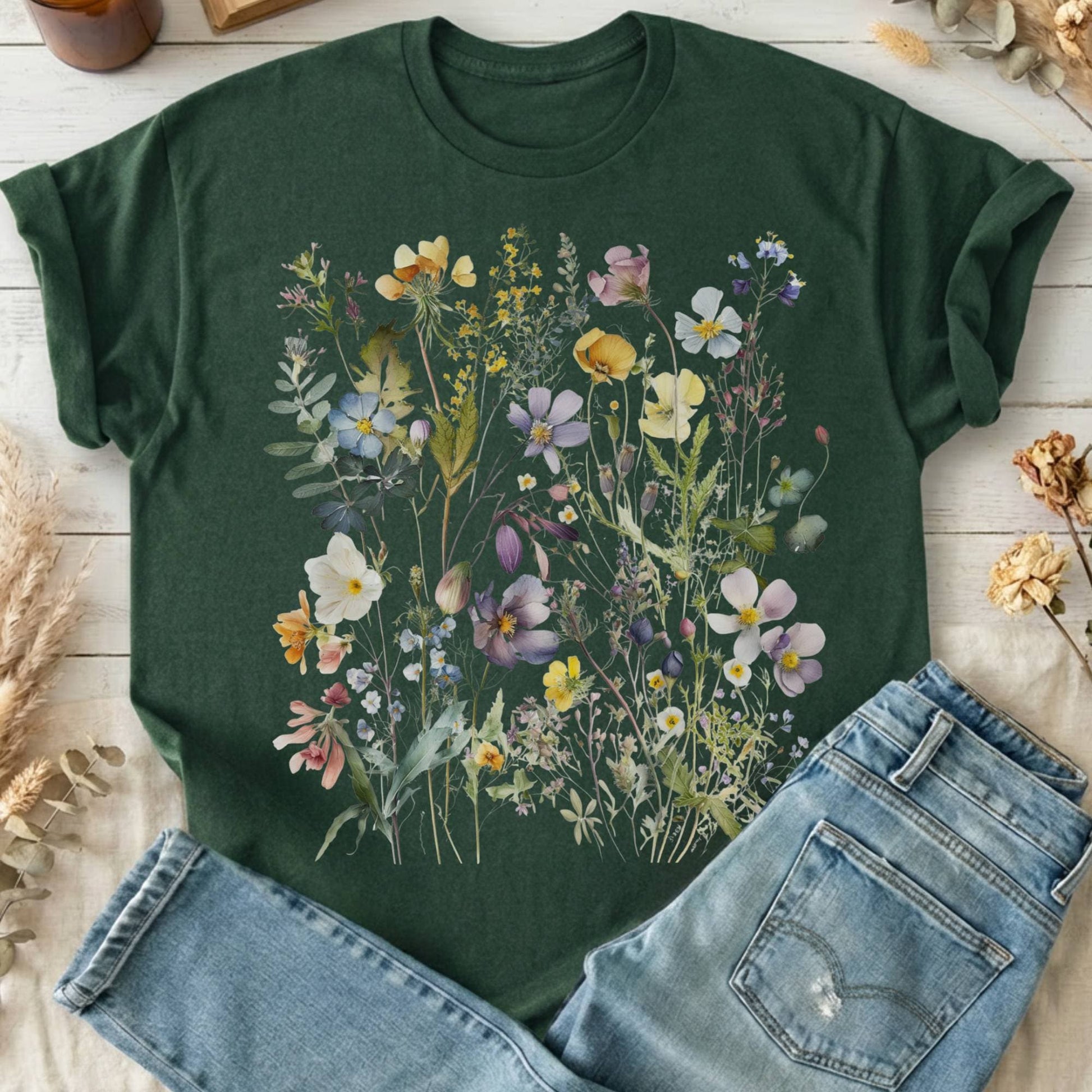 T-Shirts Forest Green / S Design 38 T-Shirt The Mystic Eden