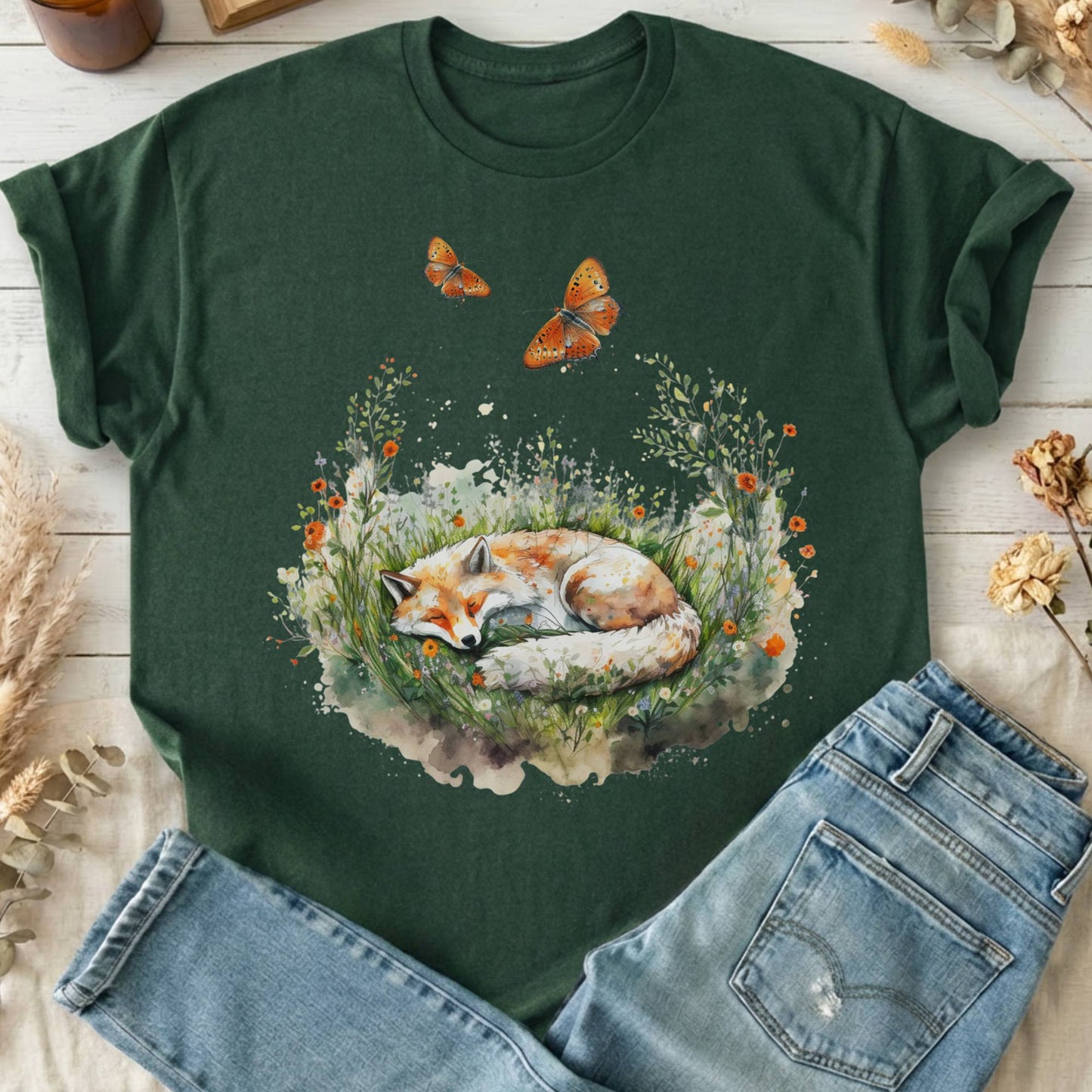 T-Shirts Forest Green / S Design 40 T-Shirt The Mystic Eden